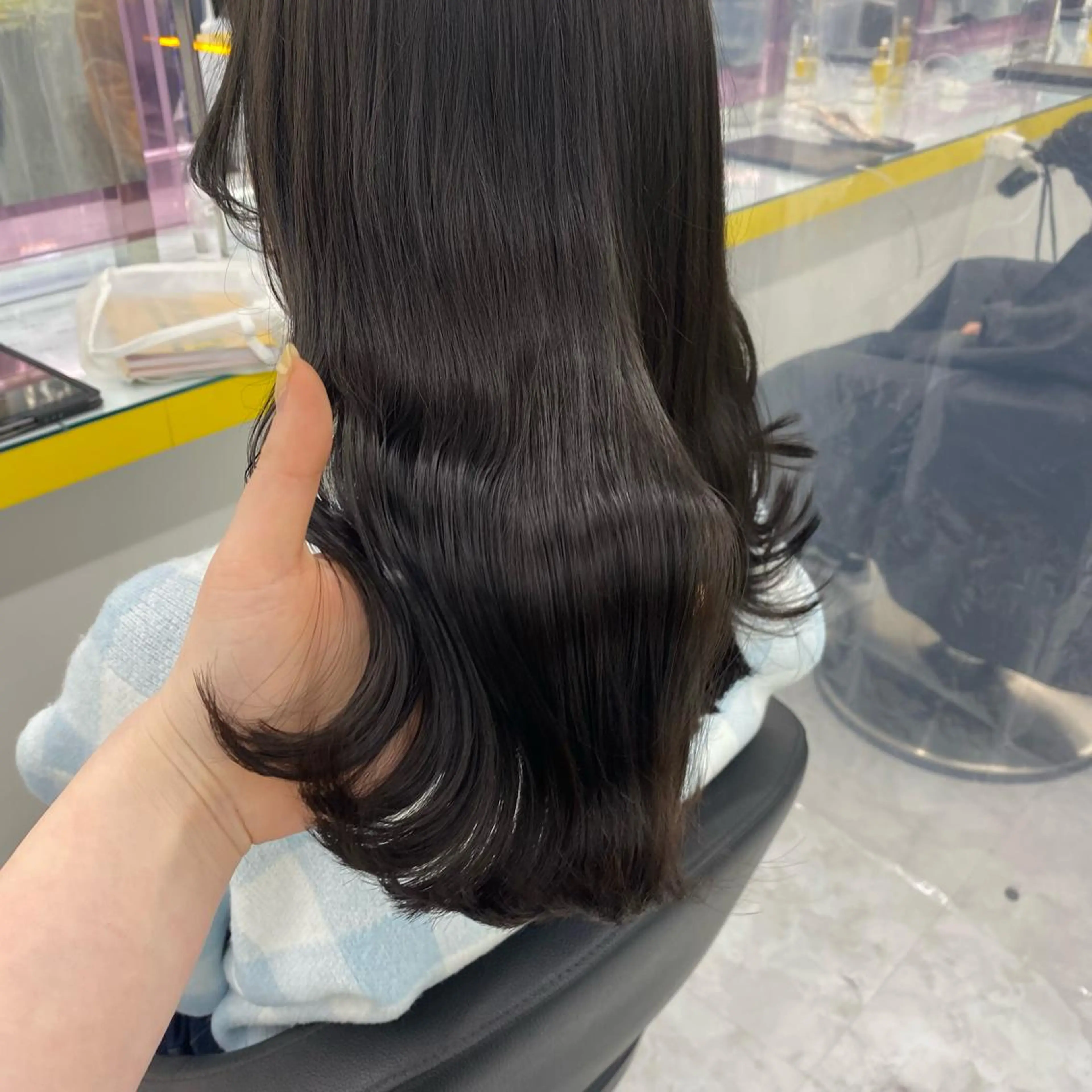 ミディアム カラー パーマ ヘアアレンジ メンズ キッズ ネイル マツエク・マツパ アイブロウ Lumo所属・💖横浜ブリーチなし 💖MIHOのヘアスタイル