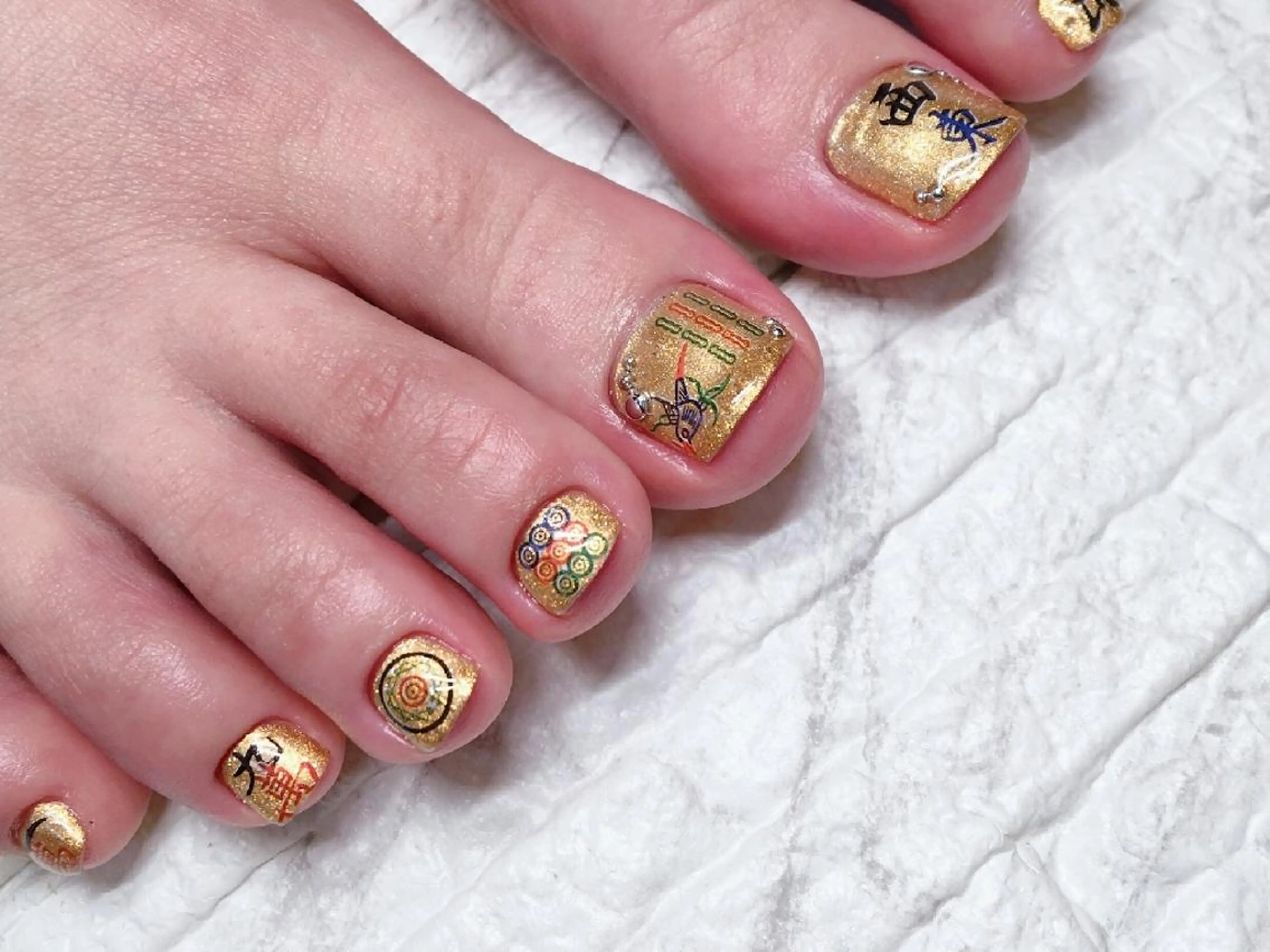 ネイル フットネイル フットネイル 佐藤 結衣のネイルデザイン