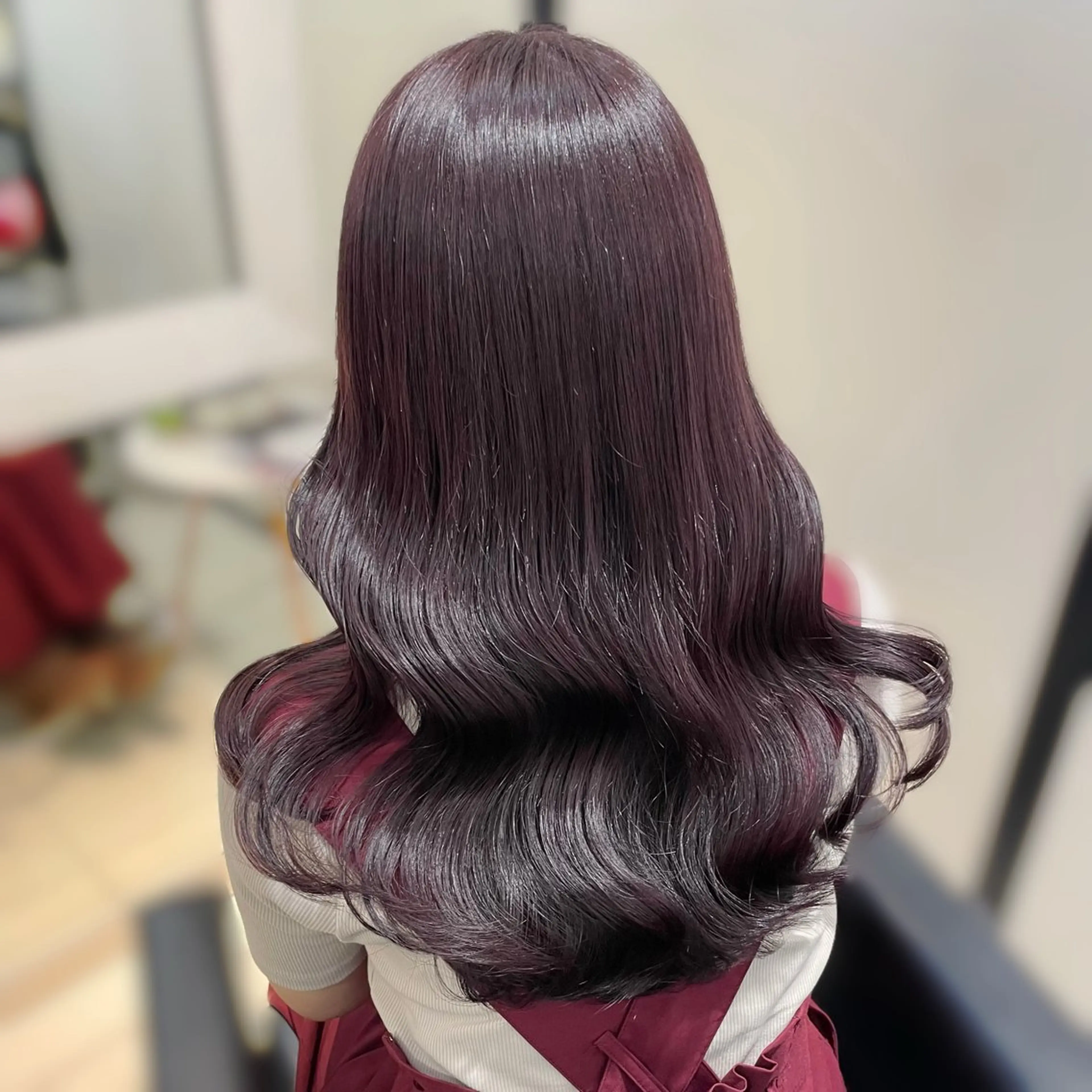 ロング カラー カット ヘアカラー トリートメント kana ブリーチなしカラー✨のヘアスタイル