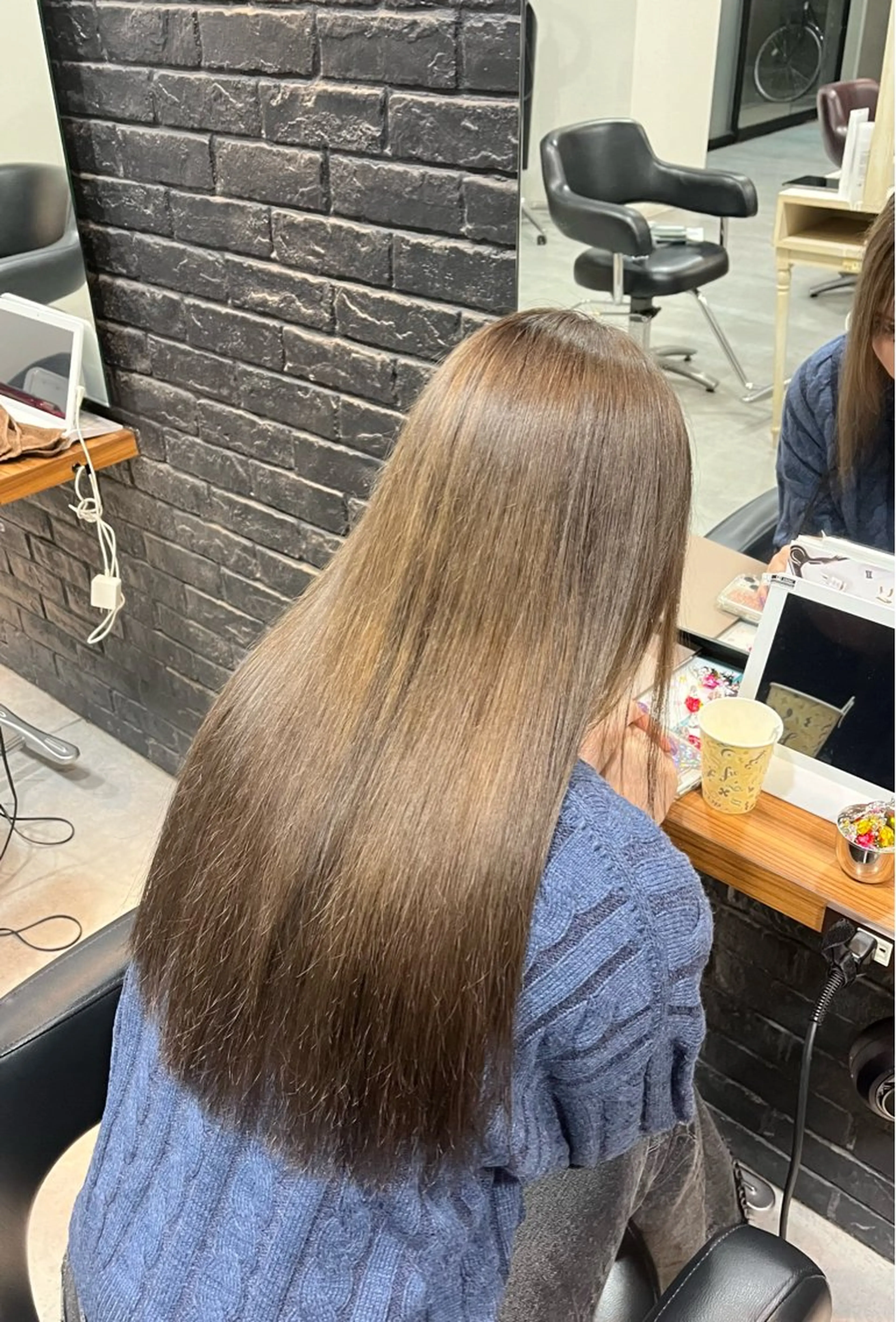 カラー ブリーチ グレージュ ブリーチカラー 🦋RANA🦋のヘアスタイル