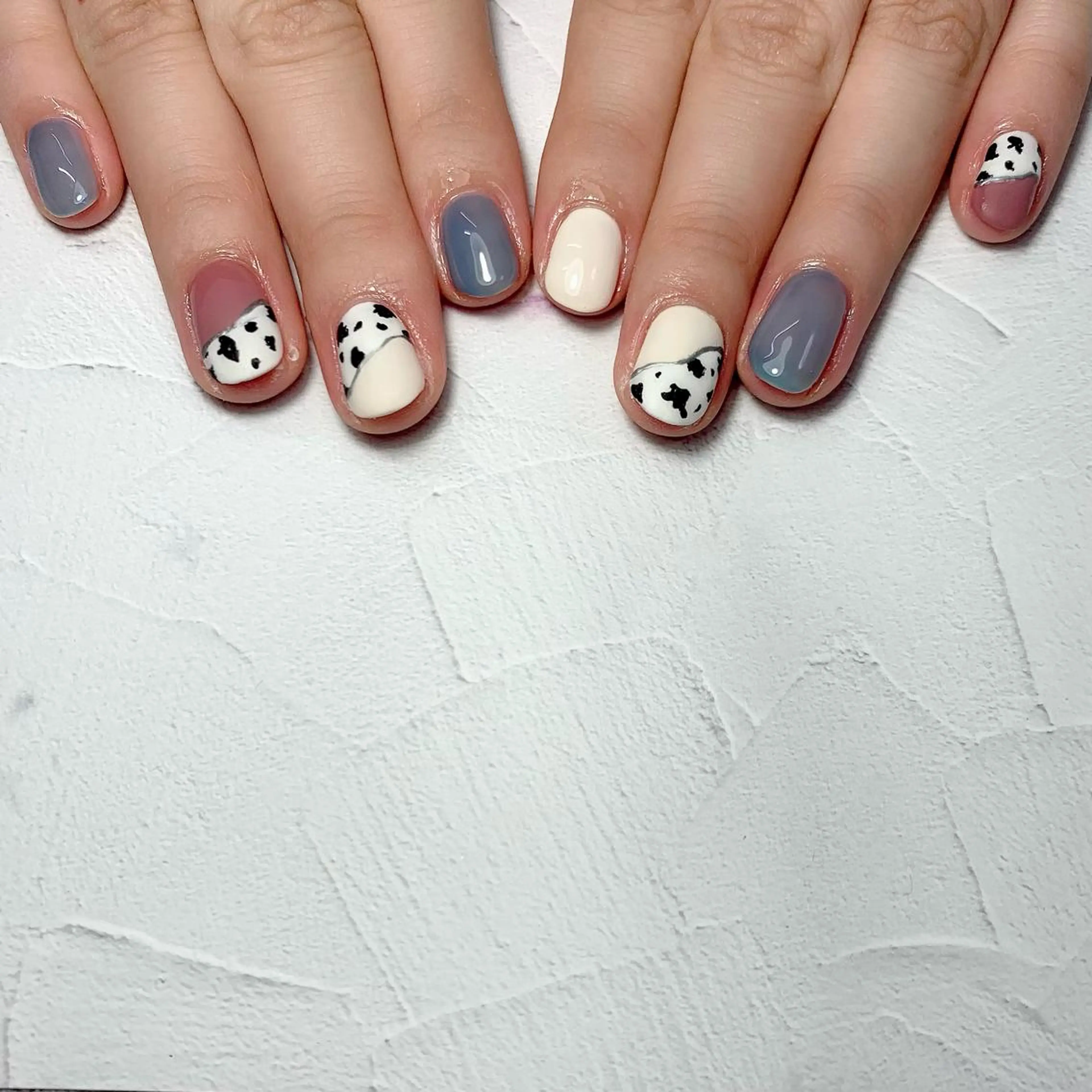 ハンドネイル(オフ・ケア込み) アート5本コース ※ストーンはアートになります。の写真