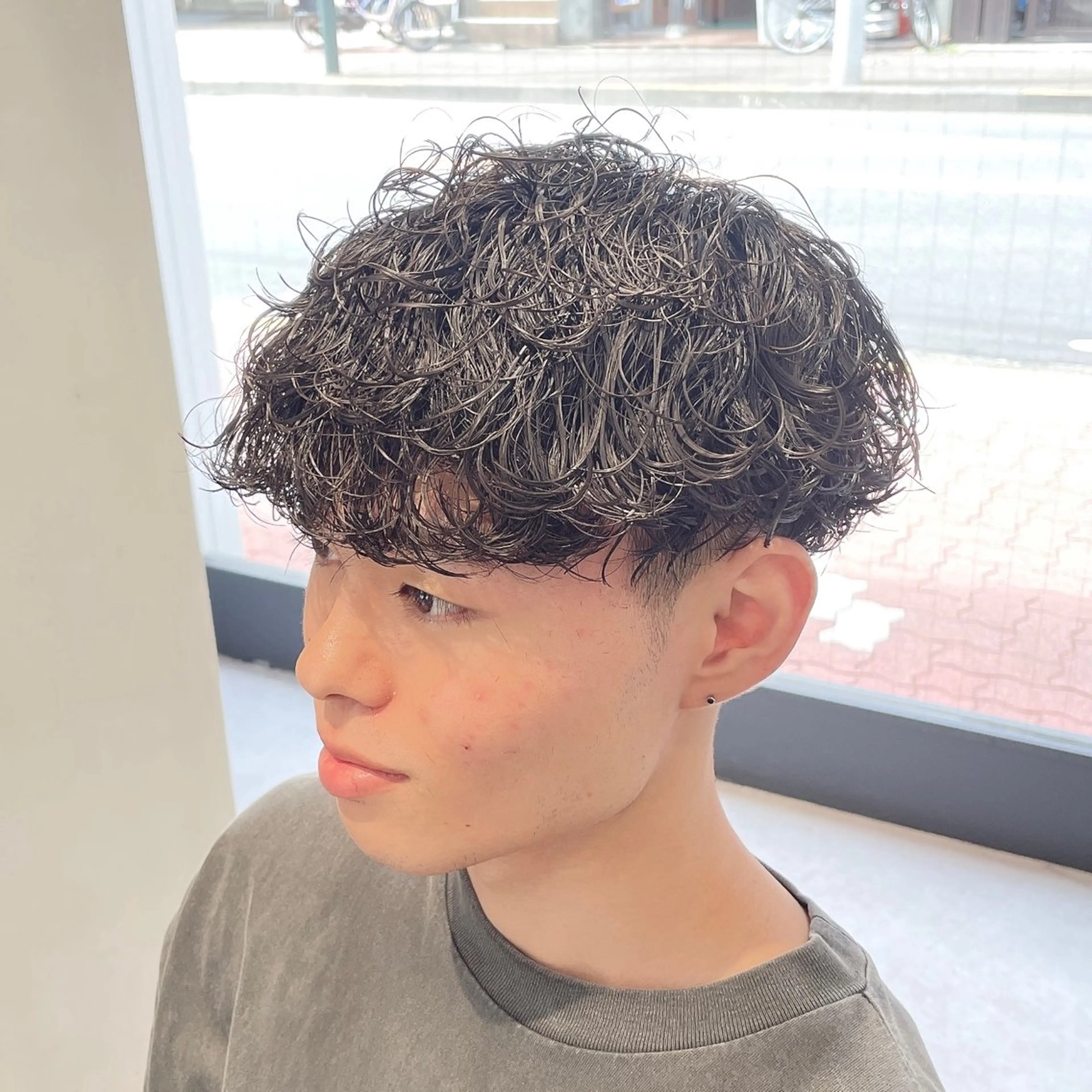 パーマ メンズ 波巻きパーマ lucy.所属・🏝🌞メンズ人気 平澤日向🌞🏝のヘアスタイル