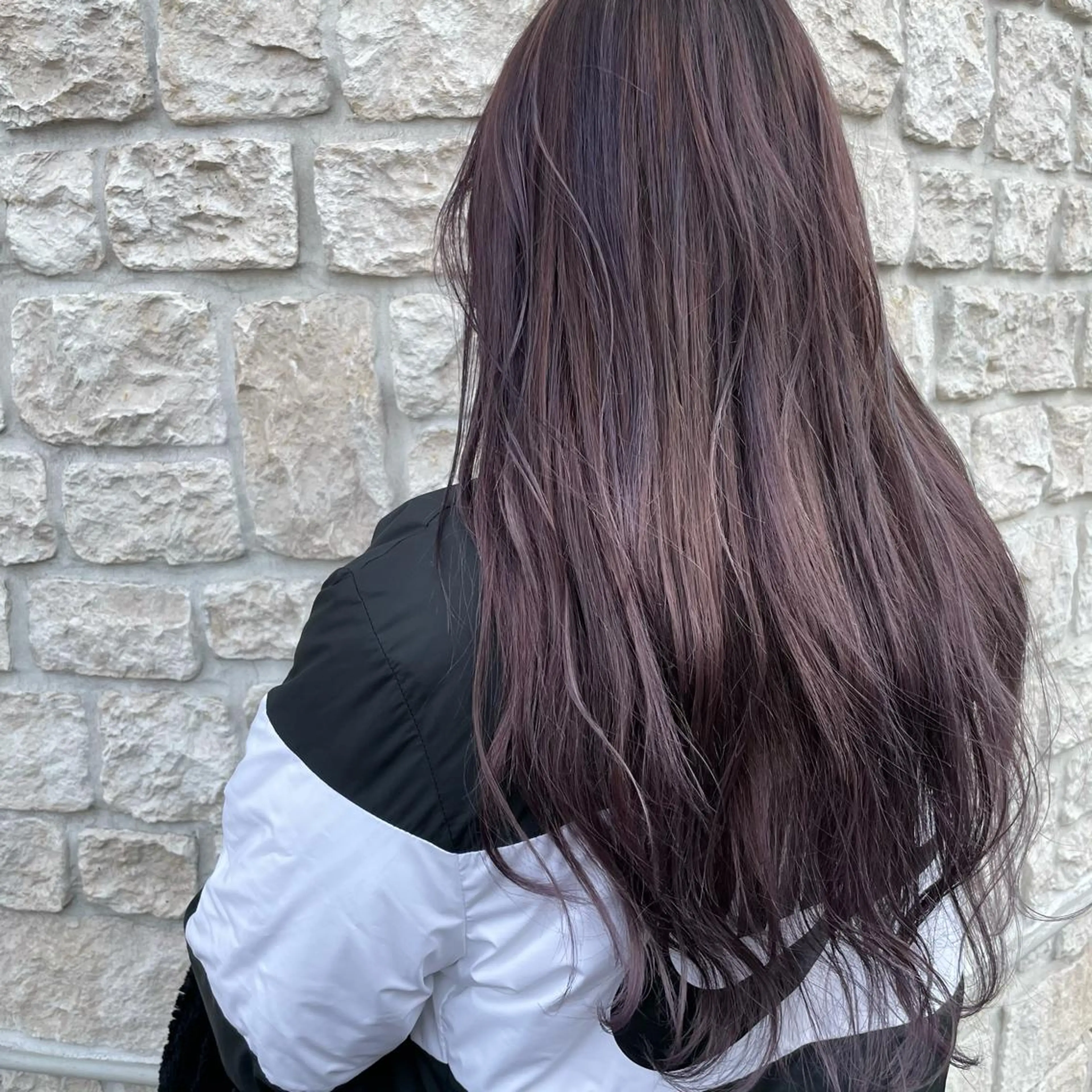 ロング カラー カット ヘアカラー 縮毛矯正 トリートメント 星野 茉由のヘアスタイル