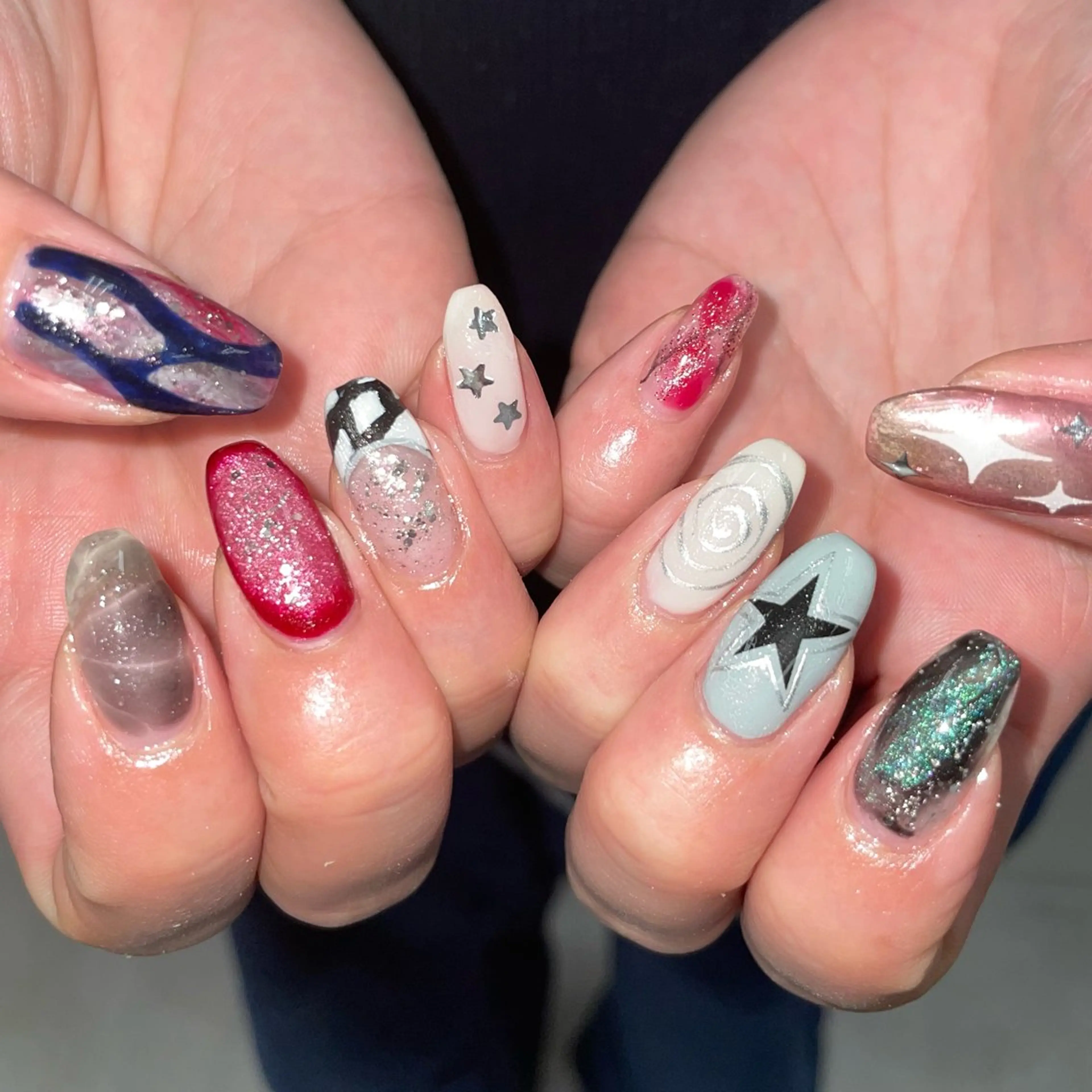 ネイル ハンドネイル フットネイル oak nail所属・myuone ☆miyuのネイルデザイン