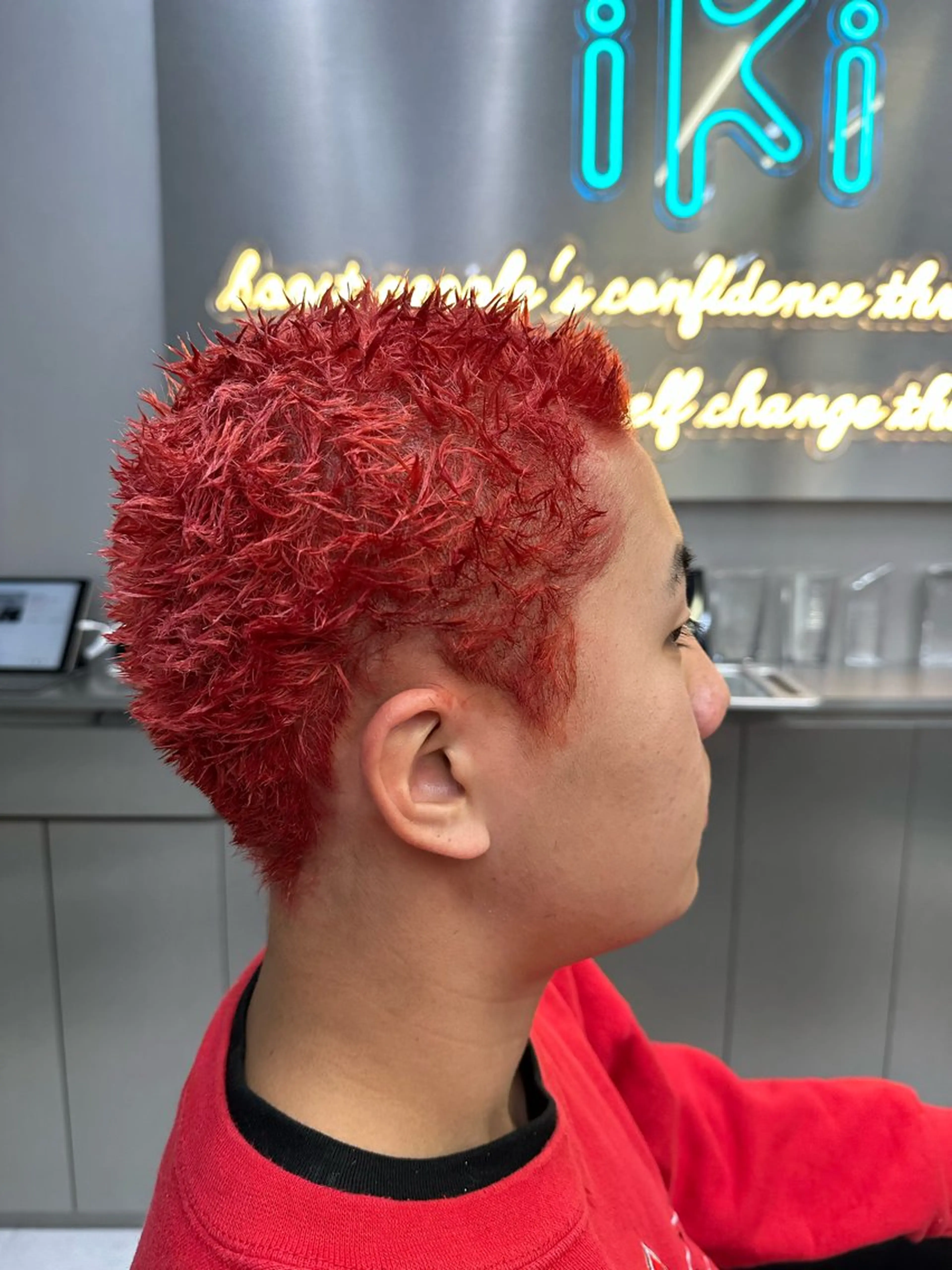 ショート カラー パーマ メンズ カット ヘアカラー パーマ 💈メンズ/パーマ 💈中目黒/谷のヘアスタイル