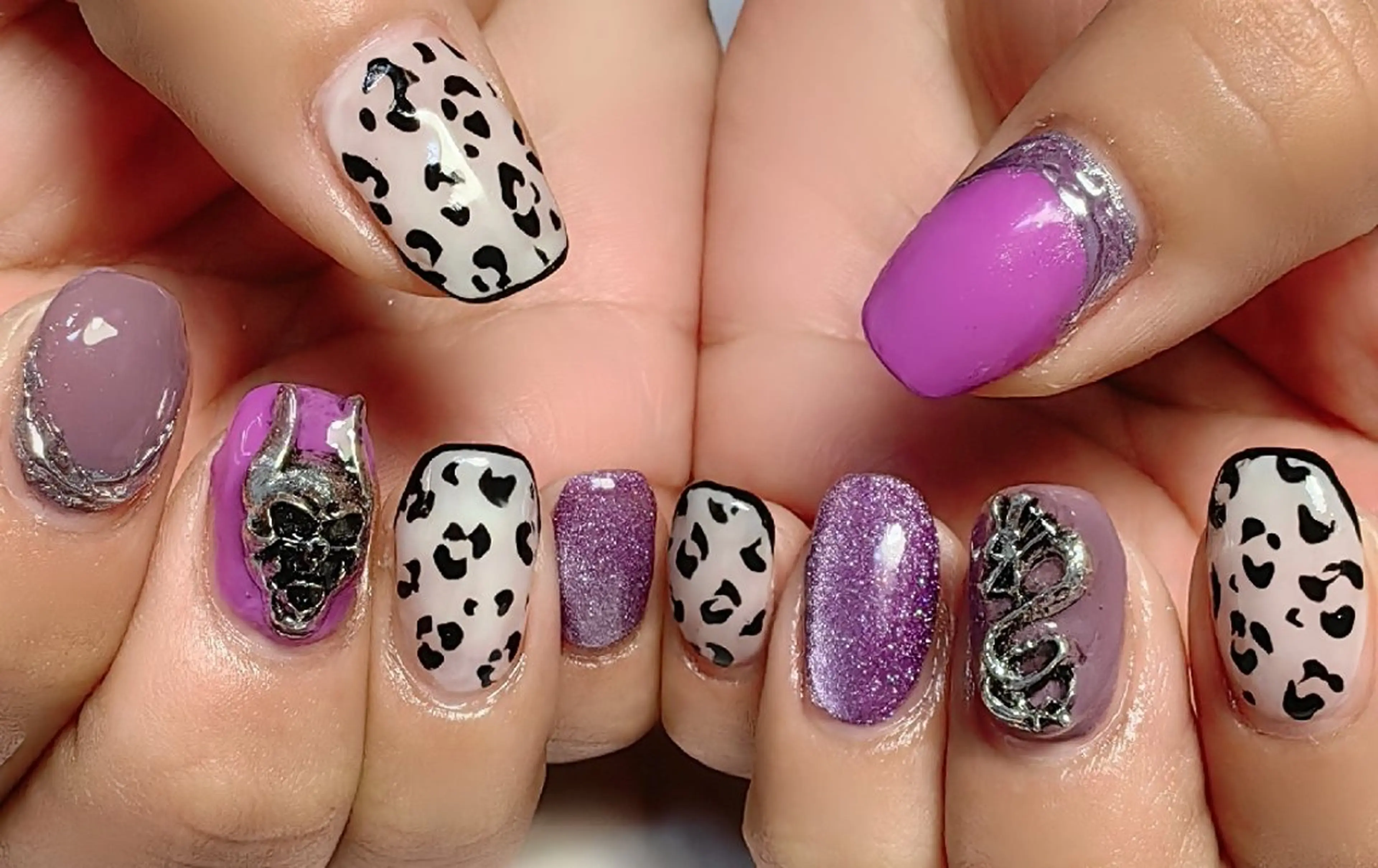 ネイル アニマル柄 ハンドネイル reve あやののネイルデザイン