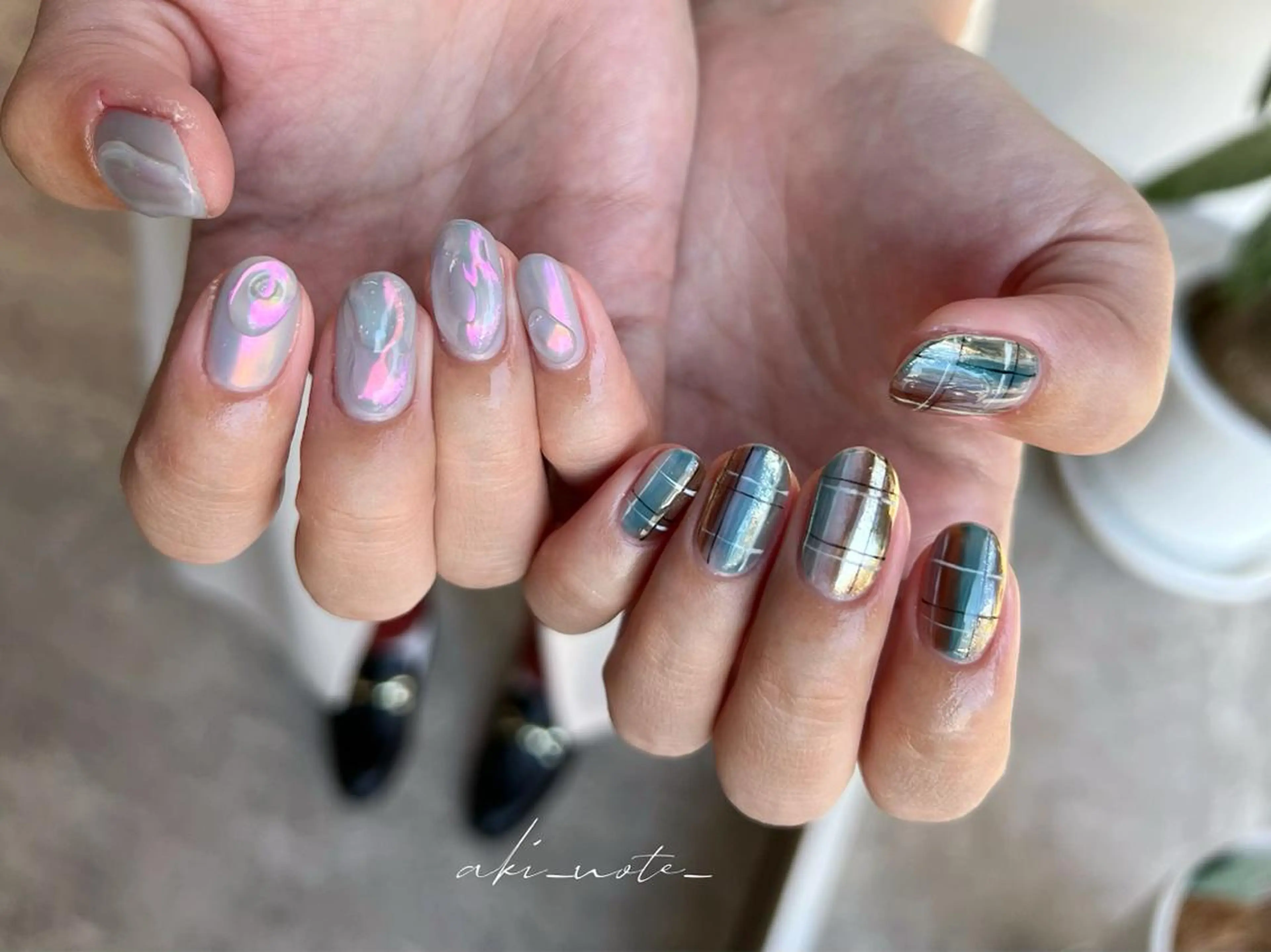 ネイル ハンドネイル フットネイル GRANDE大須 栄/店長 aki🌙のネイルデザイン