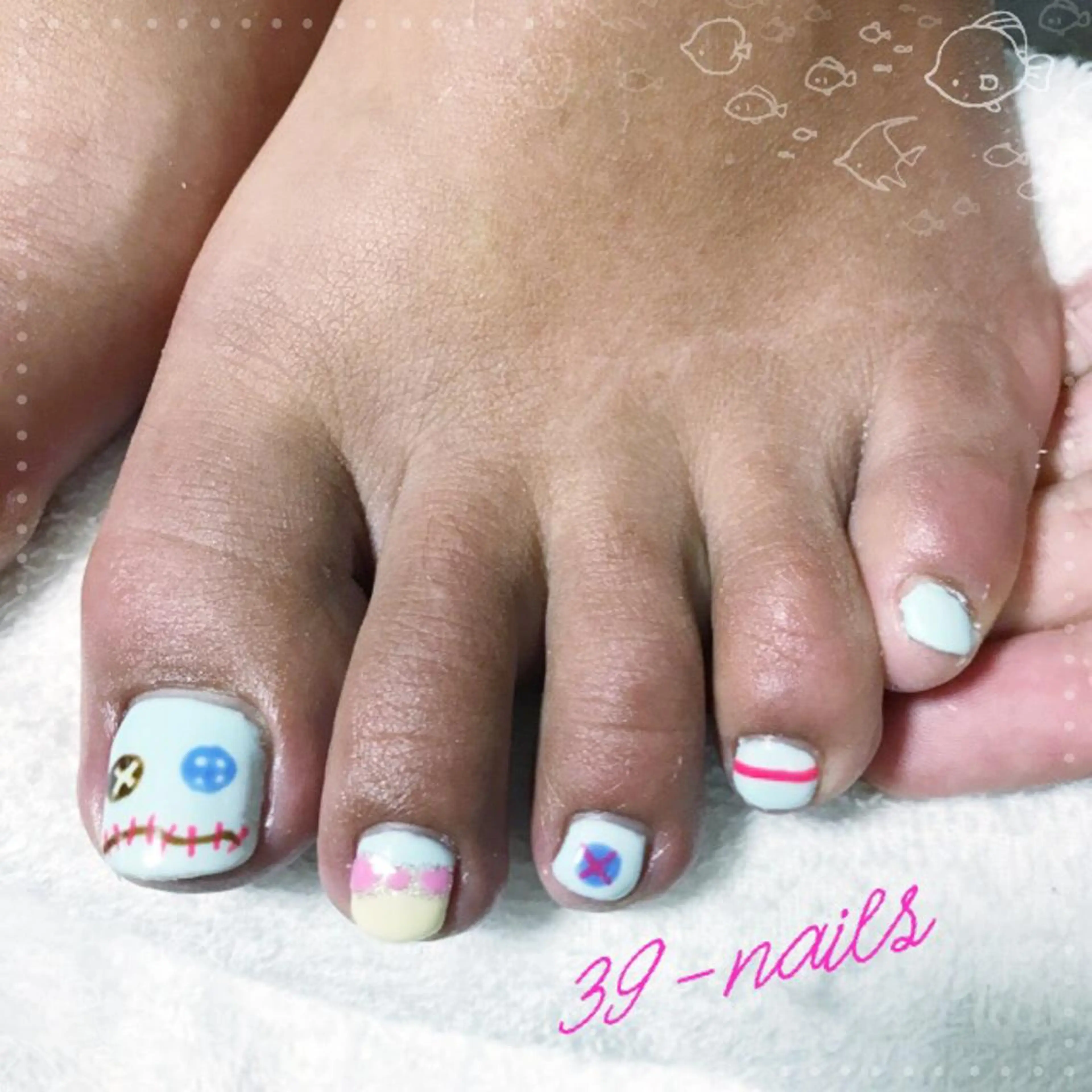 ネイル アートネイル フットネイル 39-nails EharaMikuのネイルデザイン