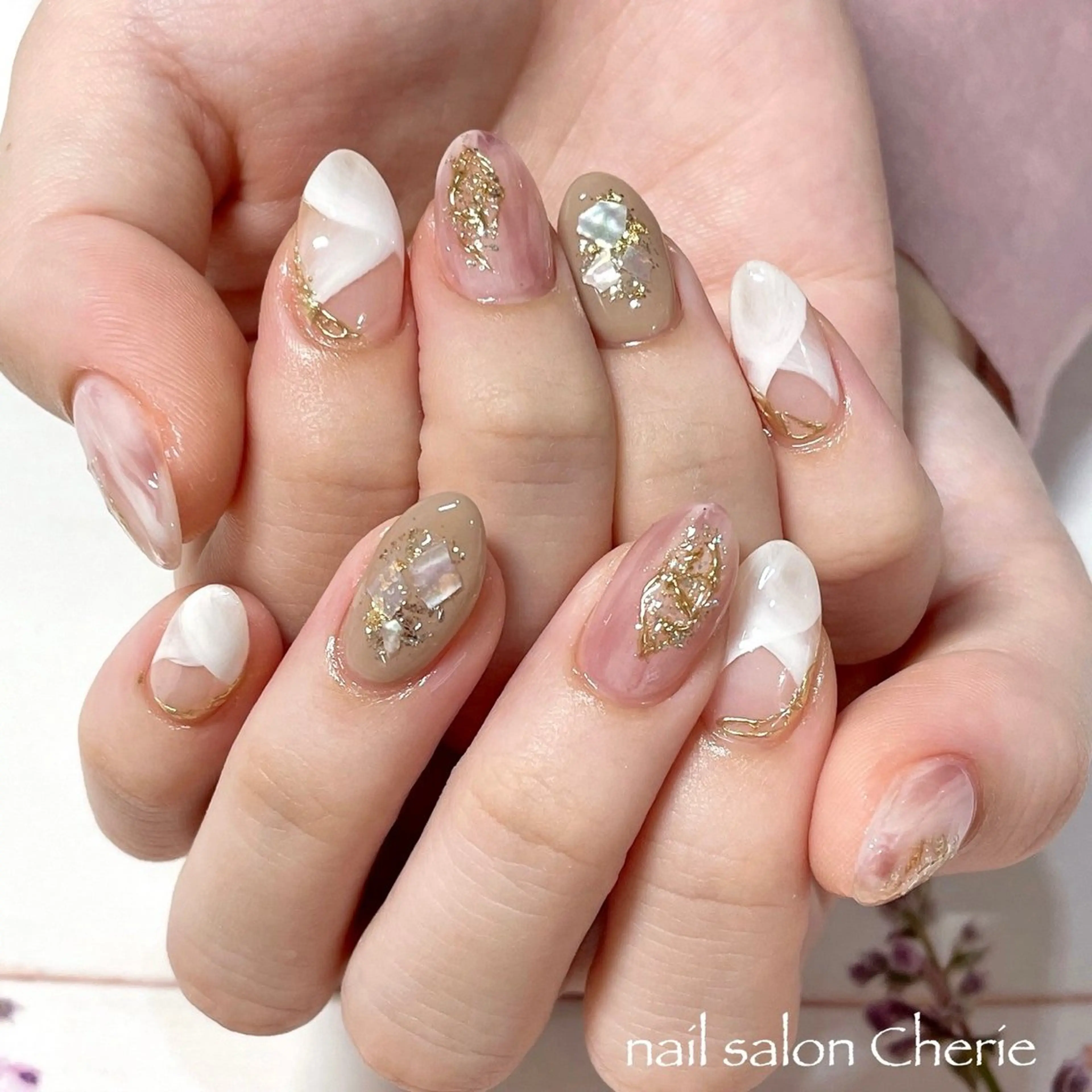 ネイル ハンドネイル nail salon Cherie ネイルサロン シェリー所属・nail salon Cherieのネイルデザイン