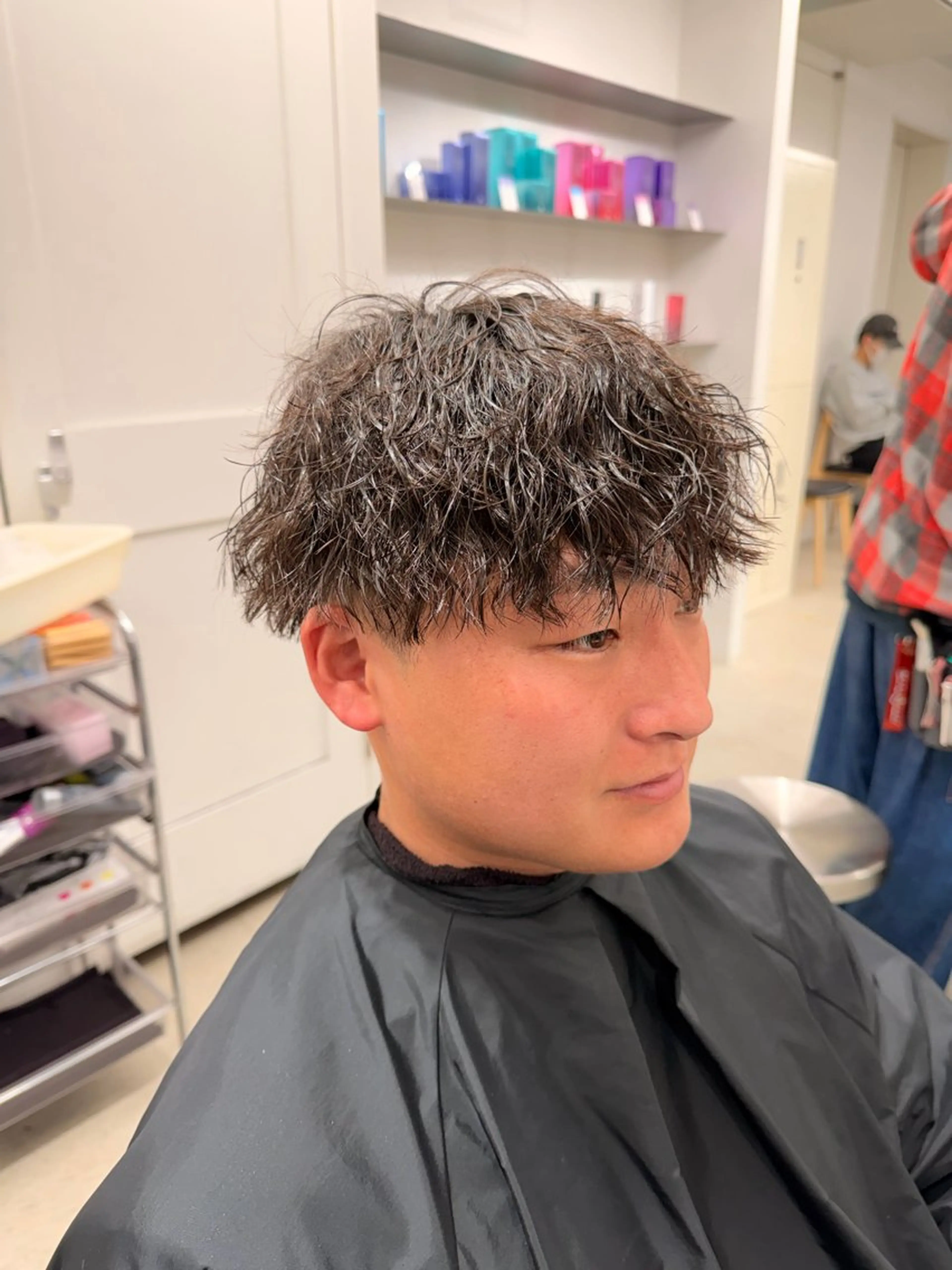 パーマ メンズ カット パーマ メンズ/シャドウ/ 波巻き/kyogoのヘアスタイル