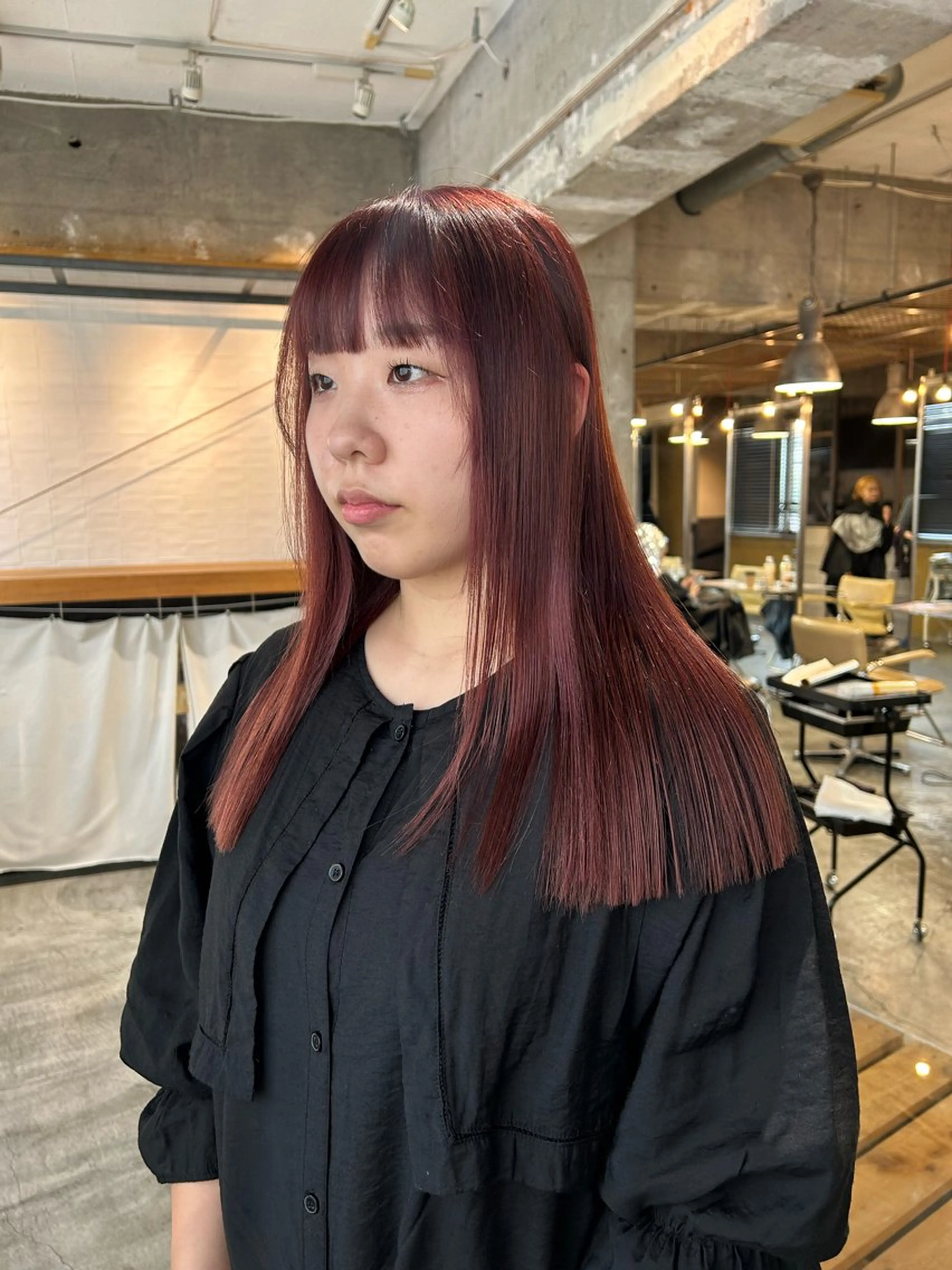 ロング カラー ピンクカラー パープルカラー ヘアカラー トリートメント ショートカット募集中 /NAGISAのヘアスタイル