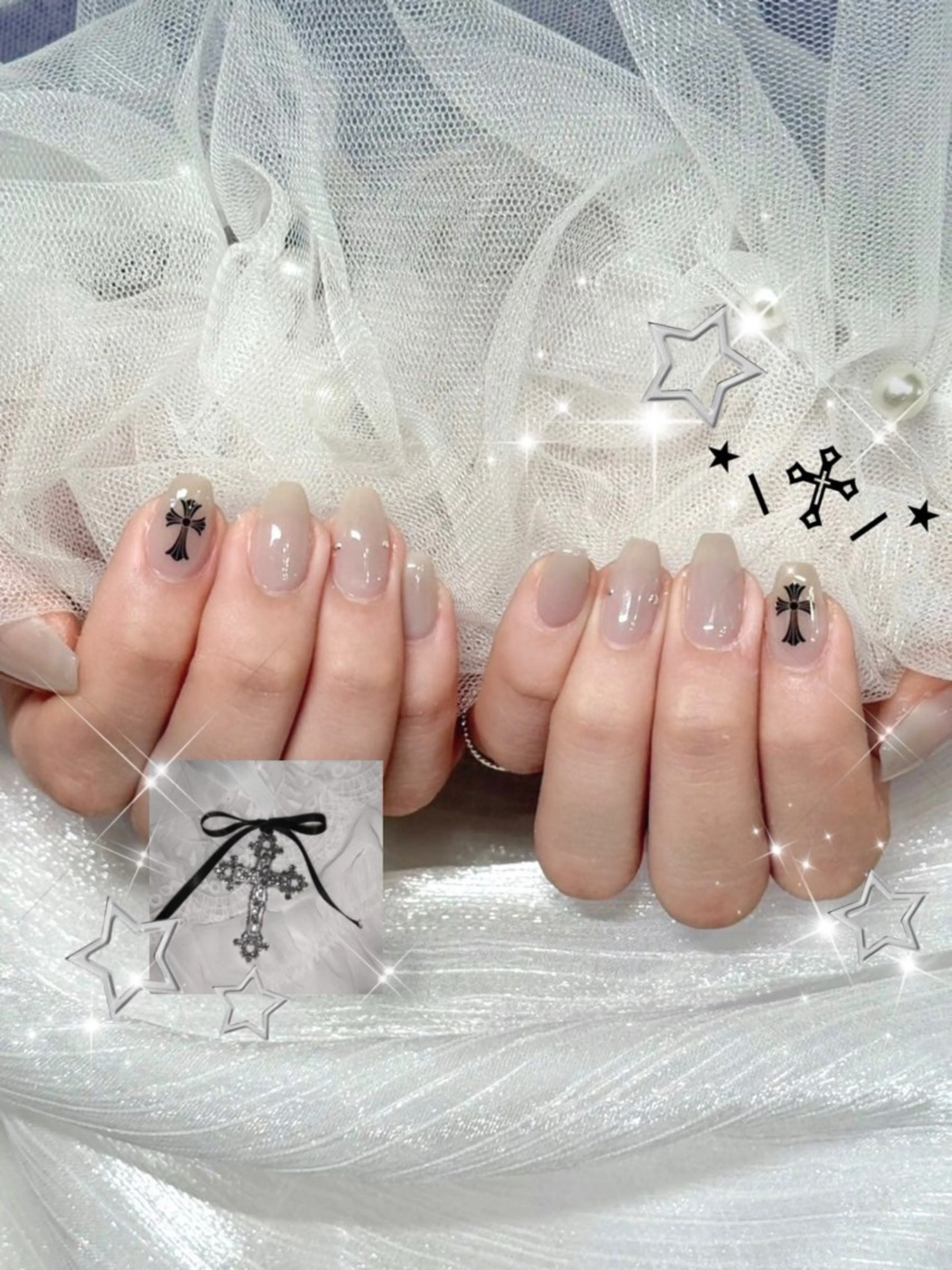 ネイル ハンドネイル 🩵 aoi🩵のネイルデザイン