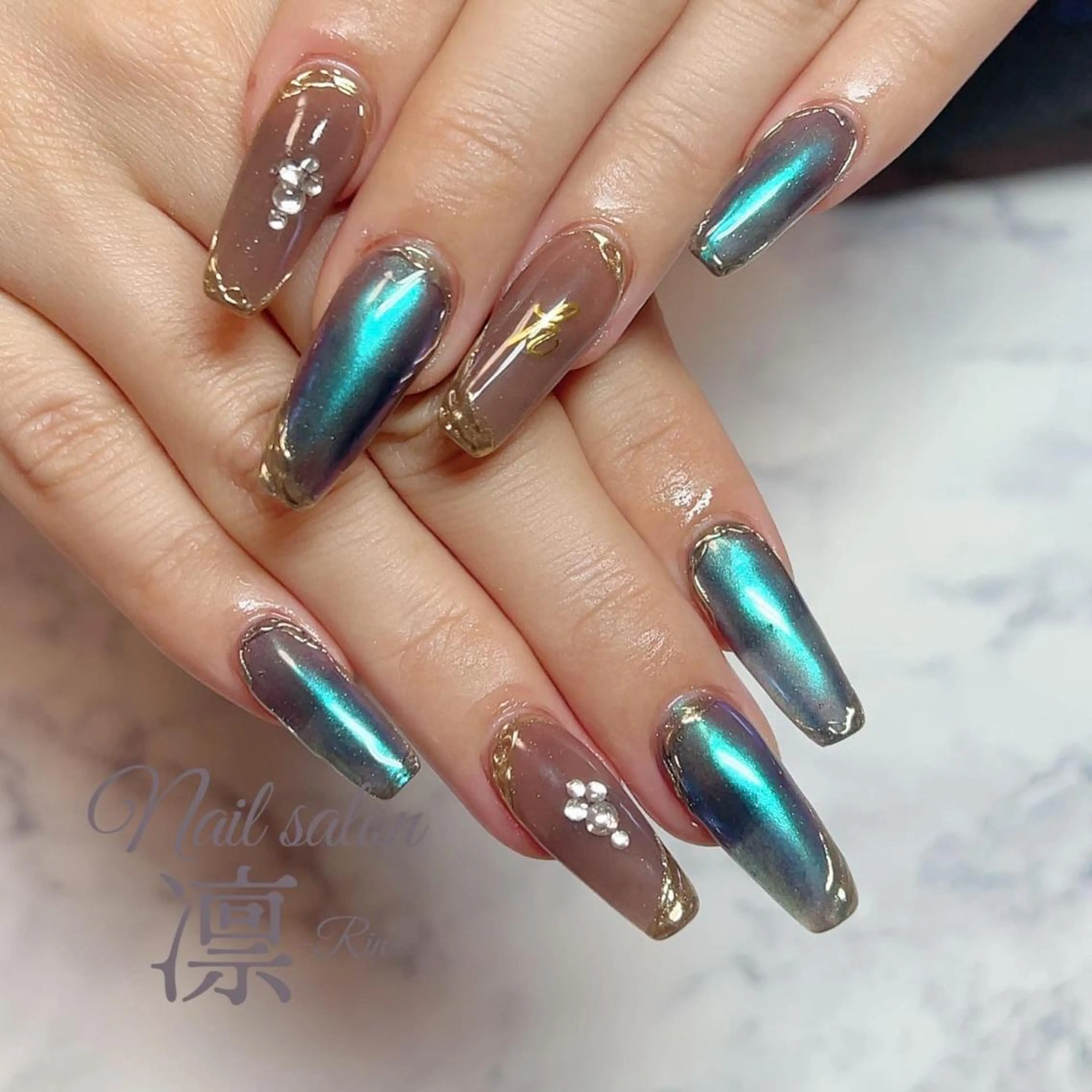 ネイル スカルプネイル private salon凛のネイルデザイン