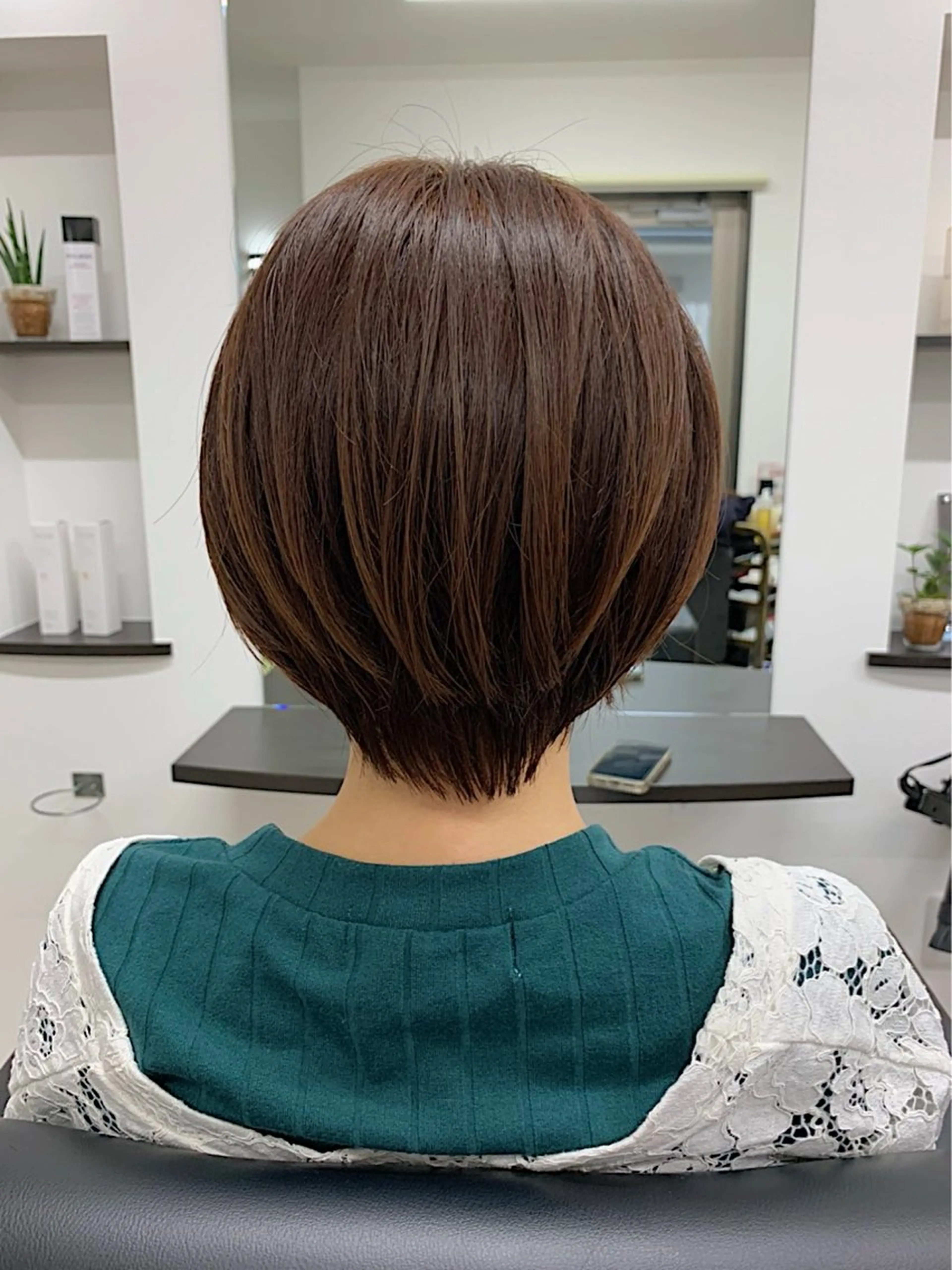 ショート 丸みショート ショートヘア 中野 莉早のヘアスタイル