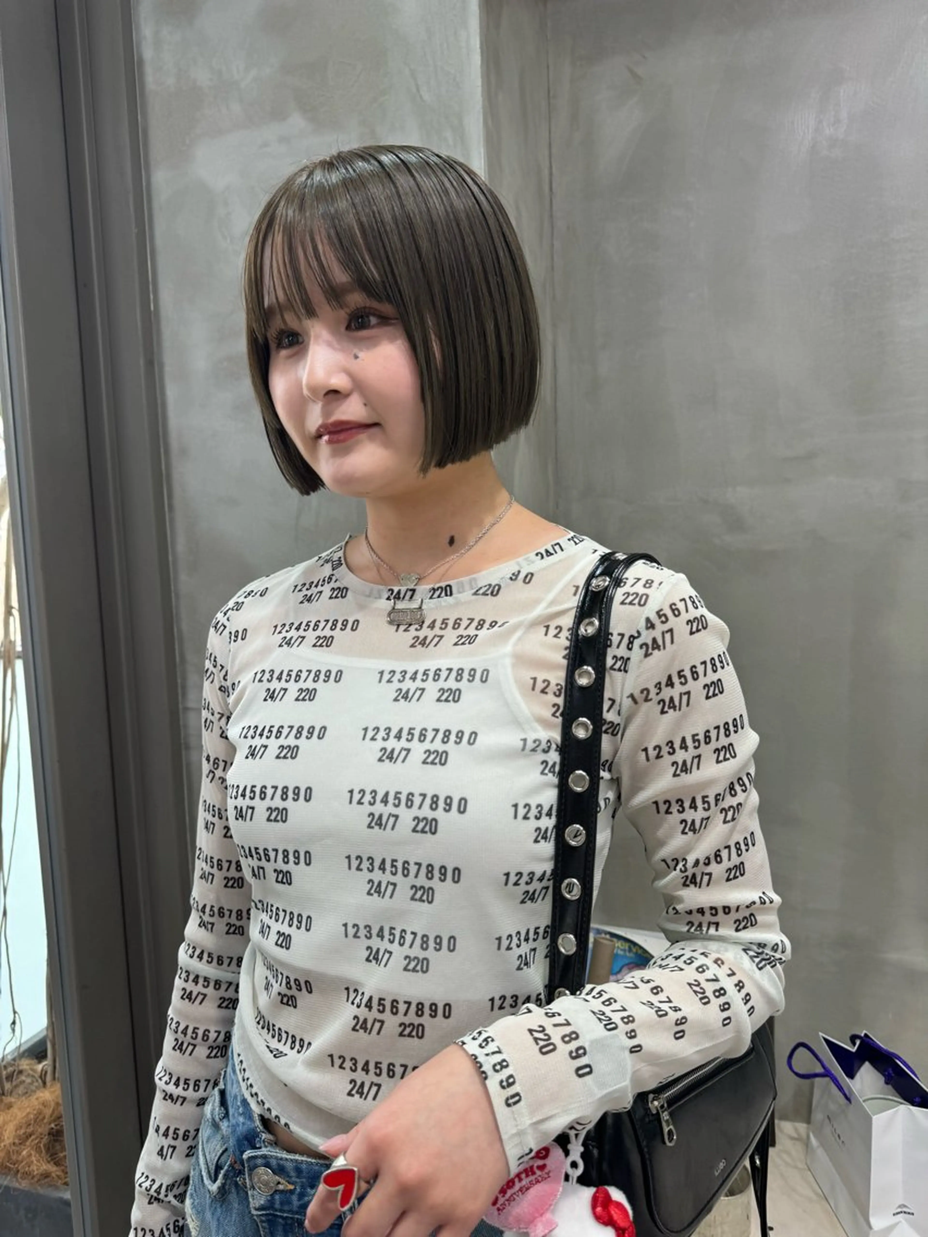 ショート くせ毛 酸性ストレート 🍈yurina 福岡/パーマ🍈のヘアスタイル