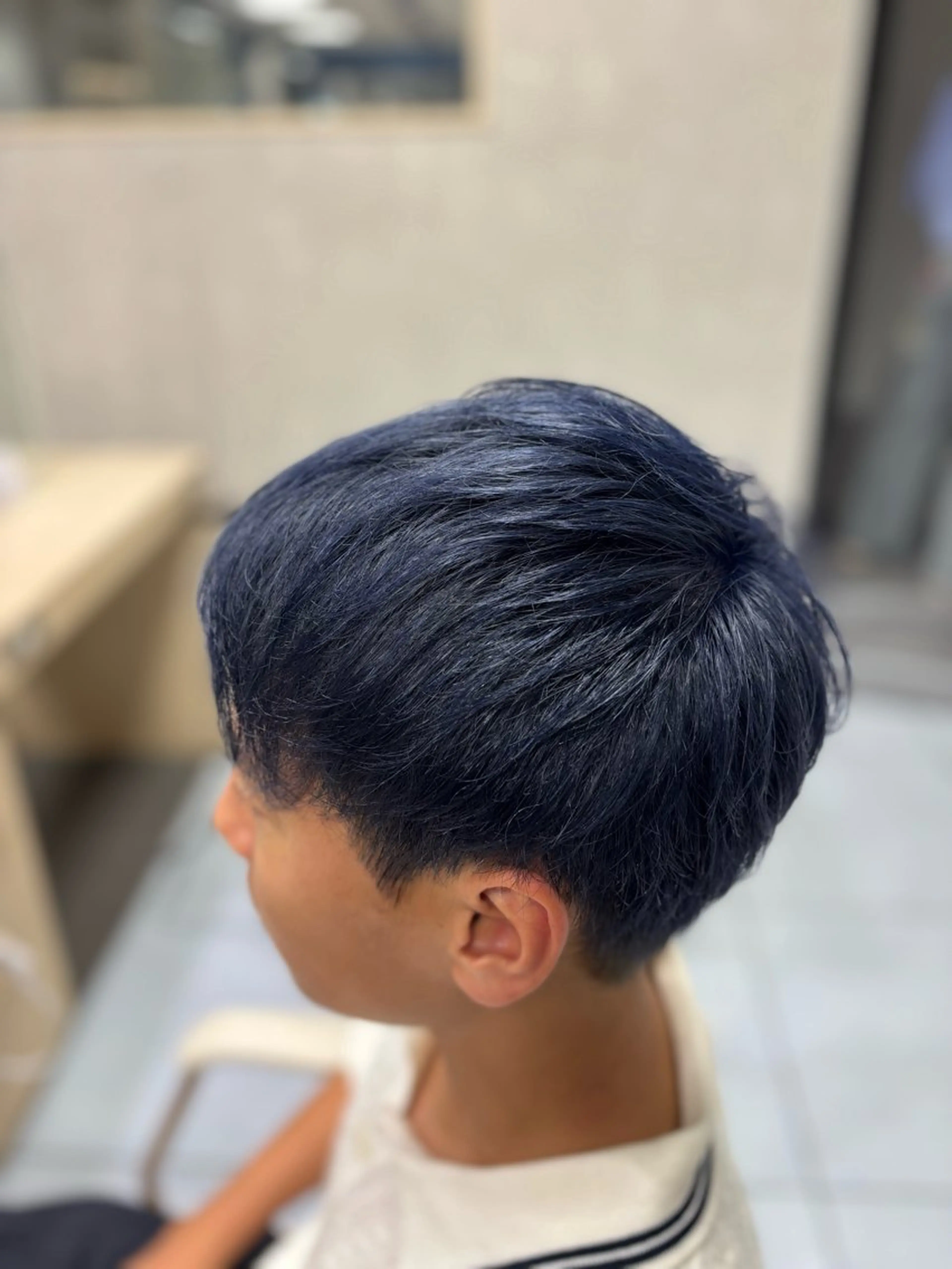 ショート カラー メンズ ヘアカラー メンズ特化韓国風 パーマスタイル/りんのヘアスタイル