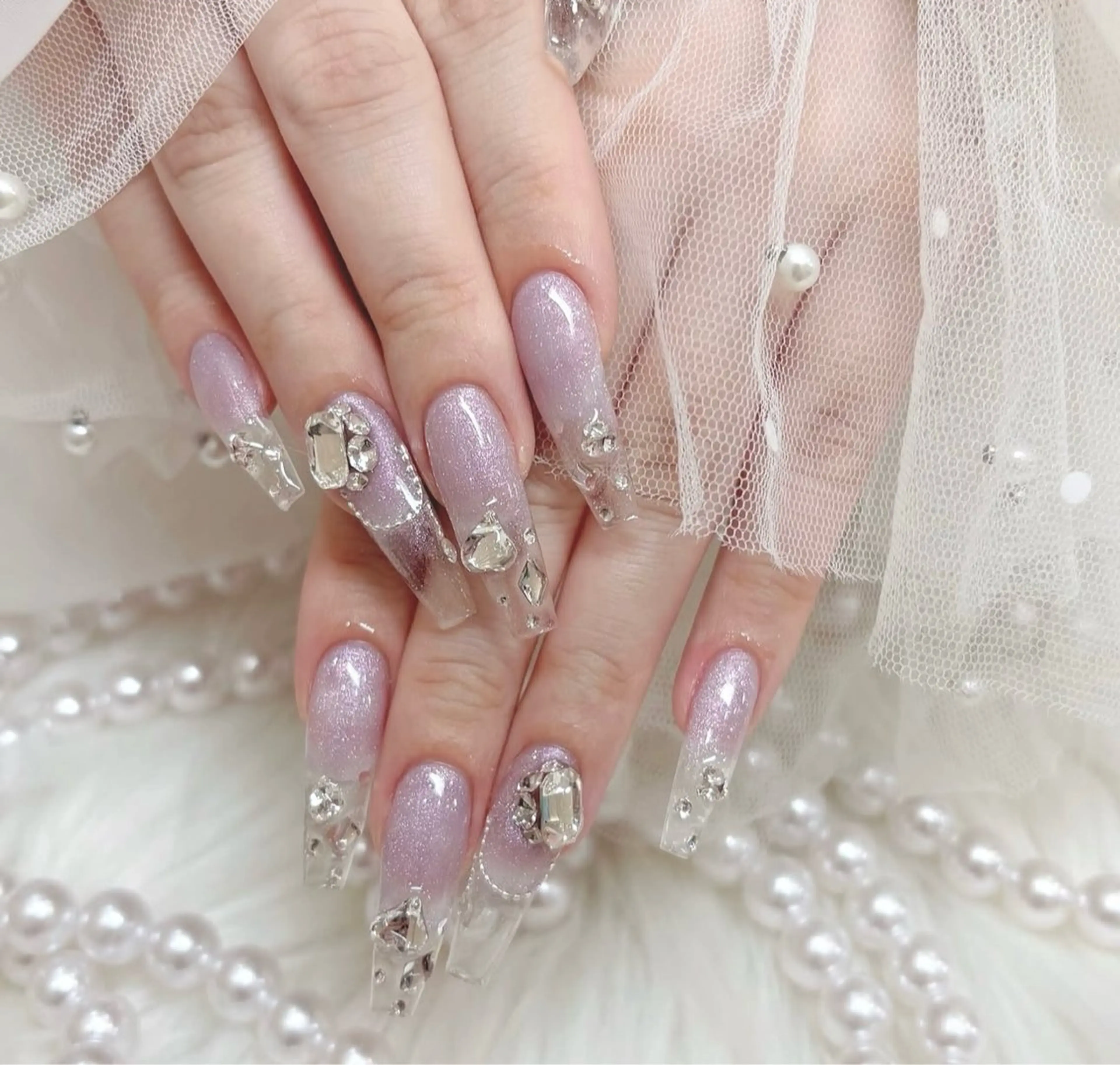 ネイル 韓国ネイル 持ち込み ニュアンスネイル ネイルチップ ハンドネイル TABI ANA.CHUOのネイルデザイン