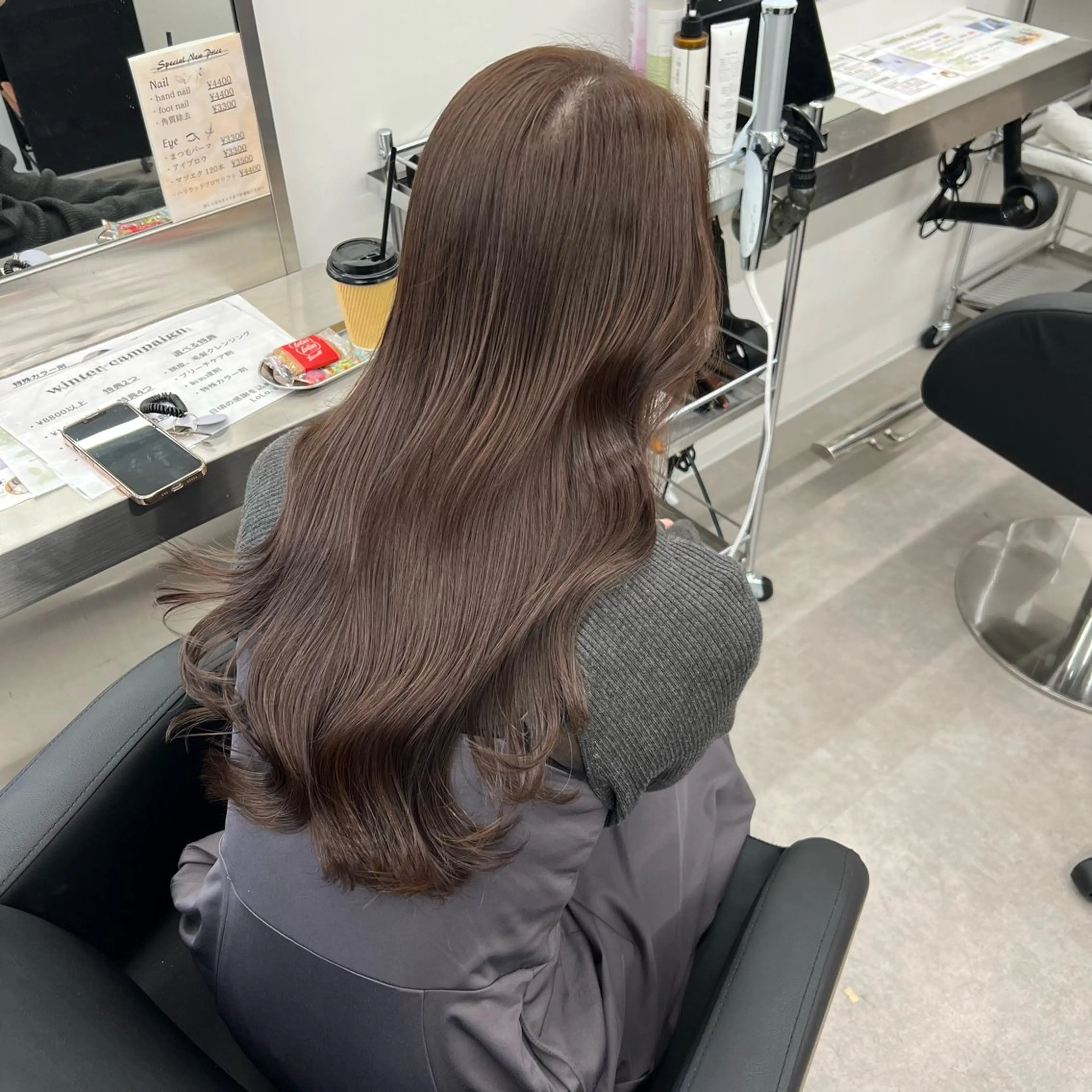 【1日3名限定】🩷前髪カット+ダメージレスカラー🩷の写真