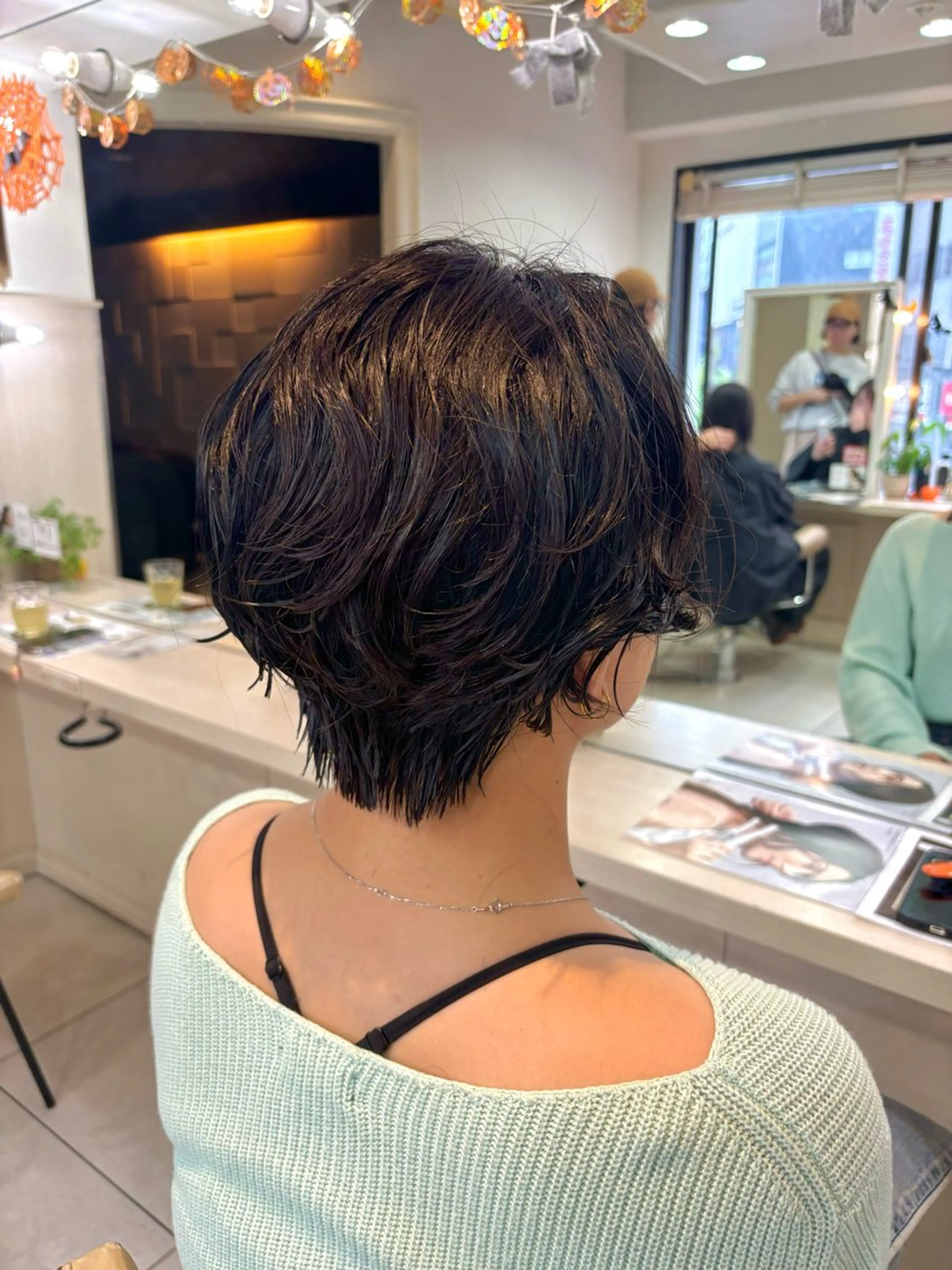 ショート パーマ ゆるふわパーマ🌼 アレンジ🌼リョウカのヘアスタイル