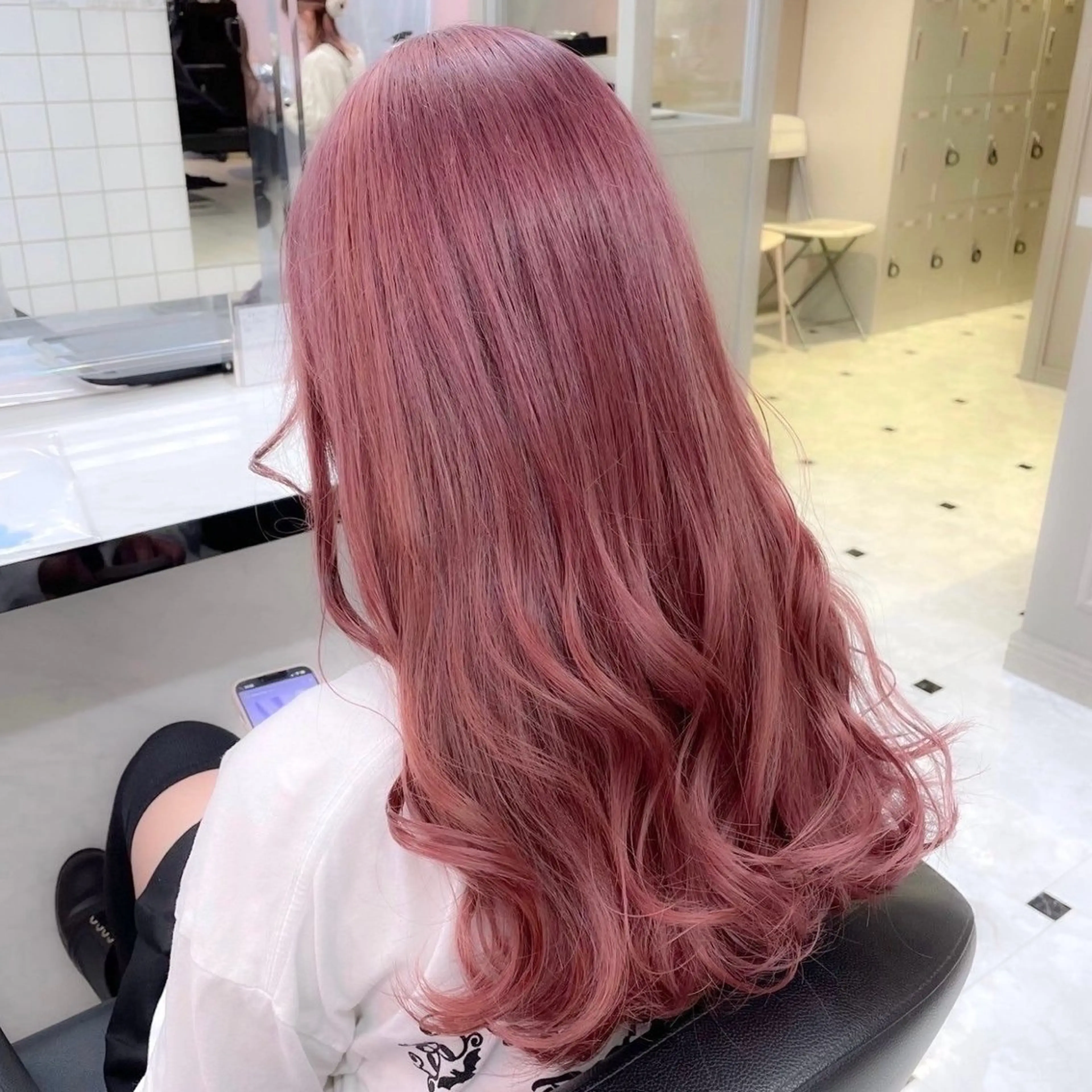 ミディアム カラー 🎀🧁ダメージレス 艶髪カラー🧁🎀のヘアスタイル