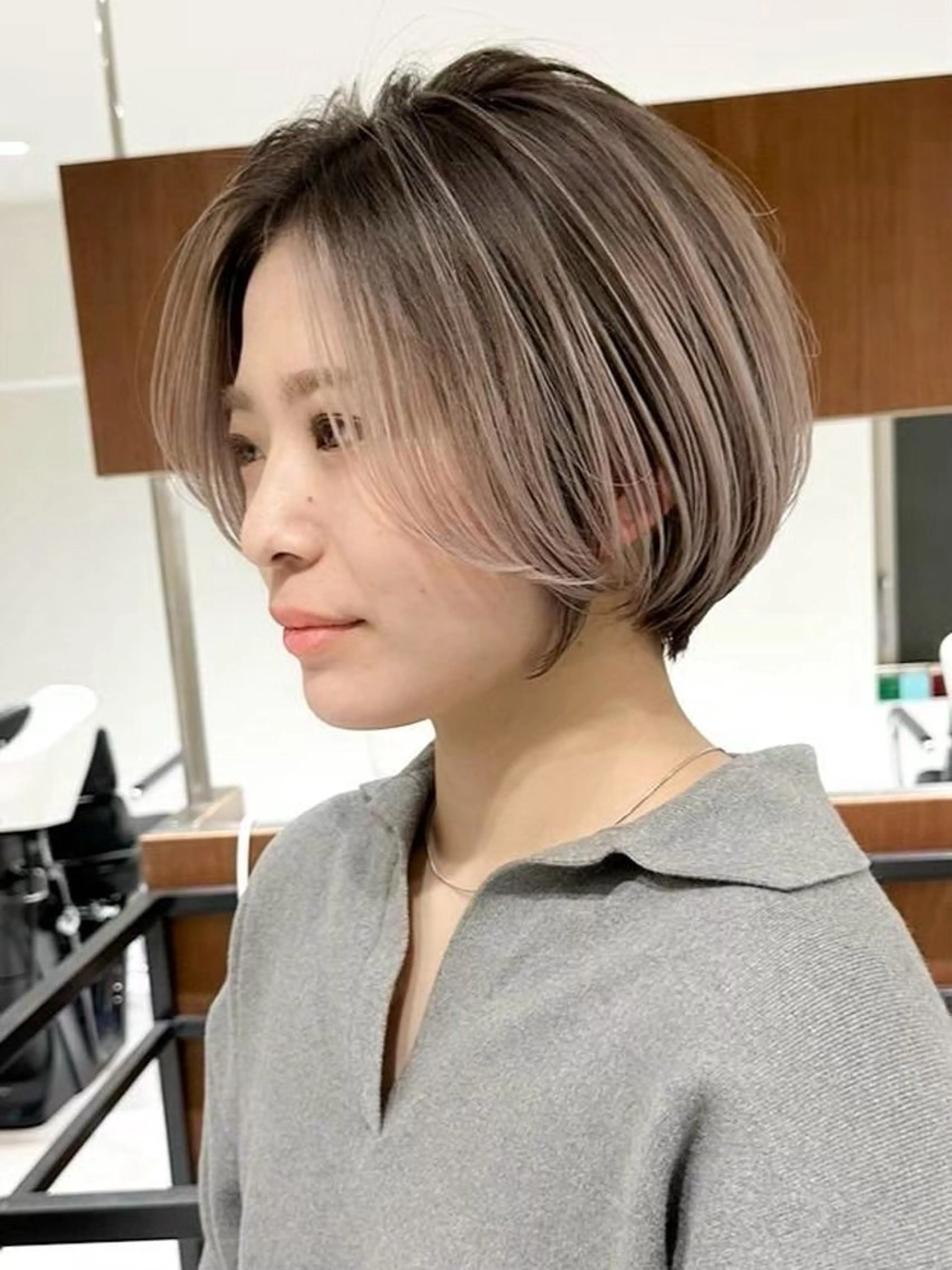 ショート カラー ✨ハイライトの達人 ボブ/ショート/雪下のヘアスタイル