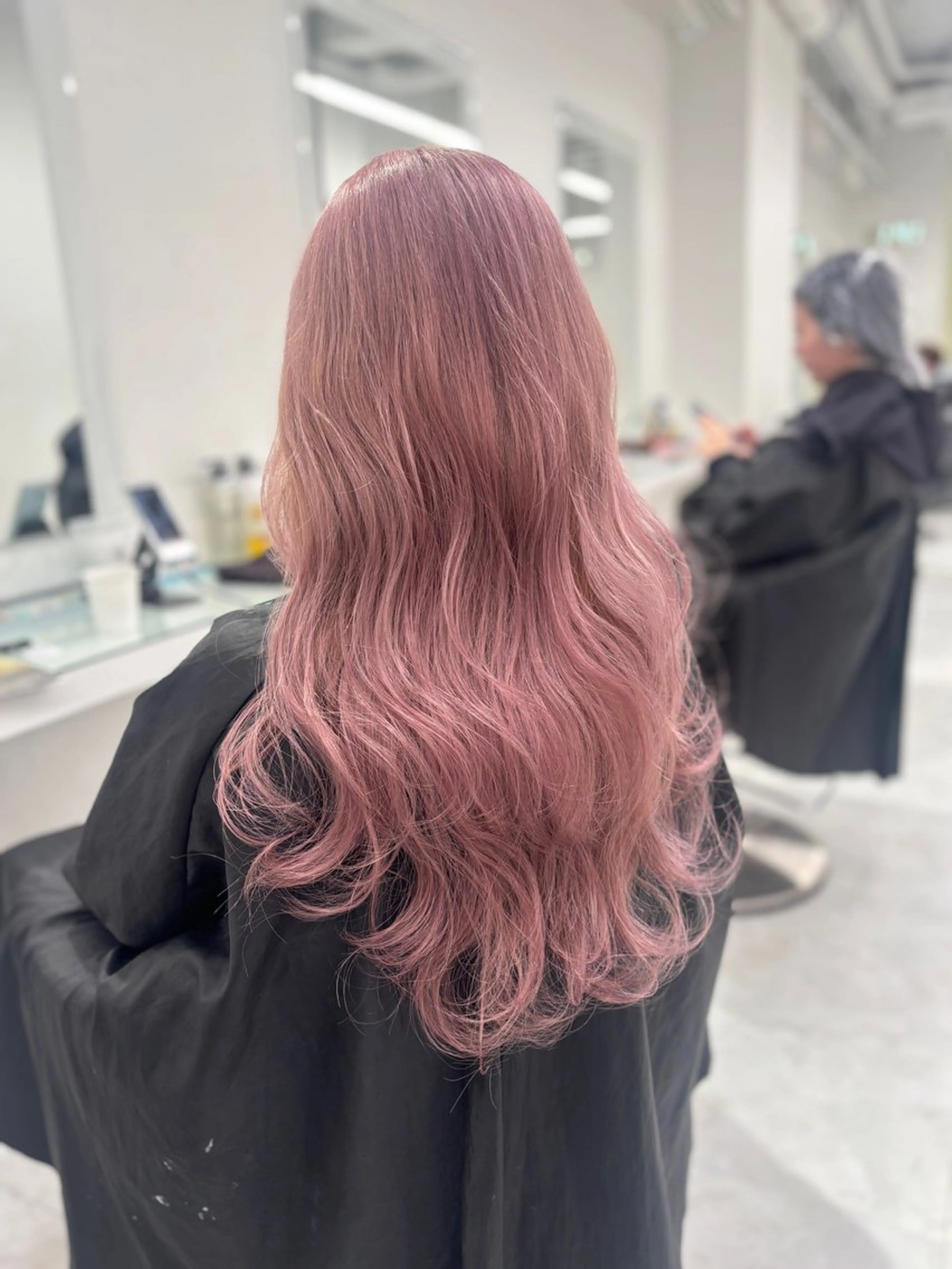 ロング カラー ヘアカラー トリートメント 💖ミルクティー💖 あかり💖のヘアスタイル