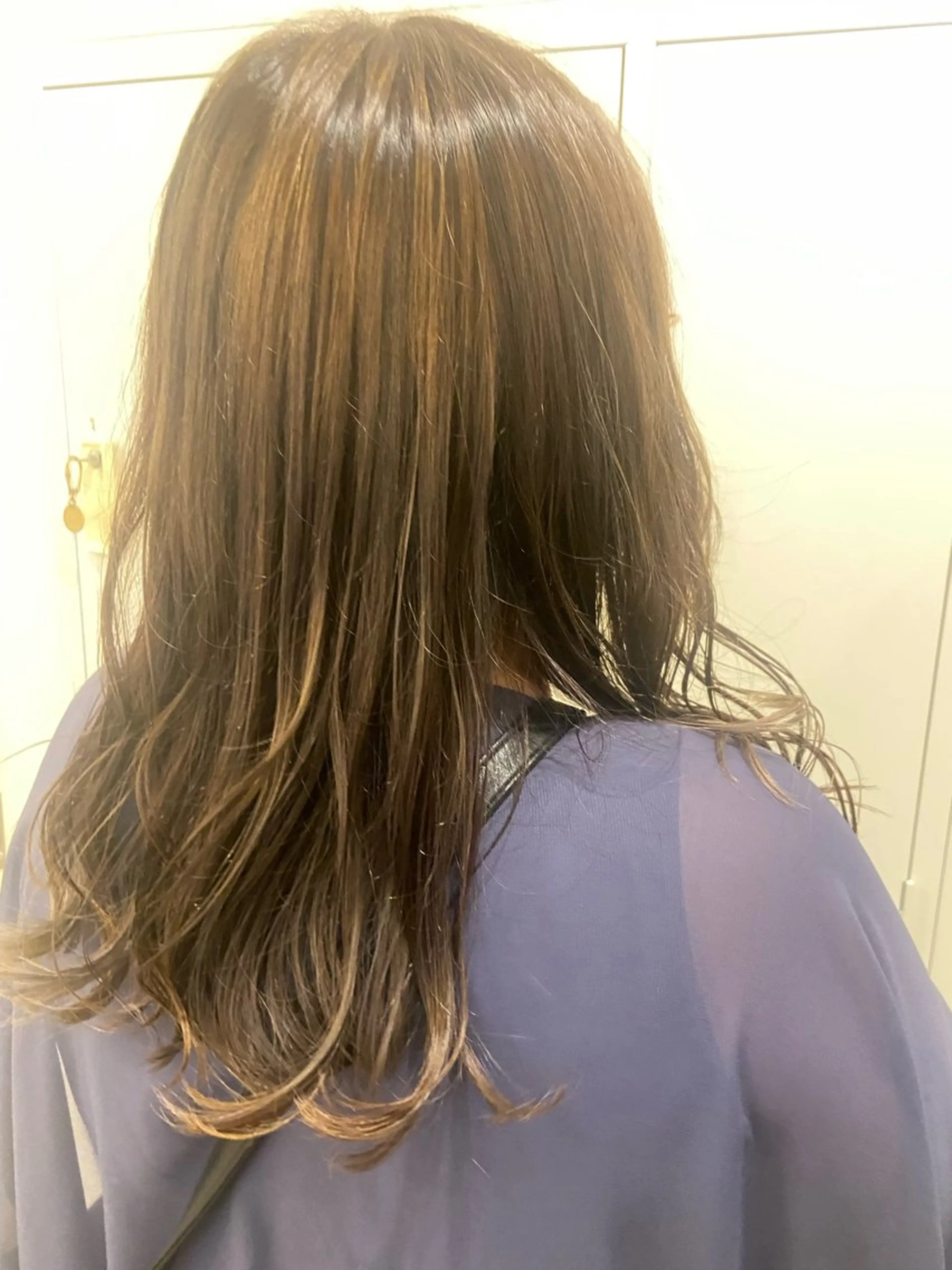 ロング カラー ヘアアレンジ ステラ嵯峨所属・コジマ ツムギのヘアスタイル