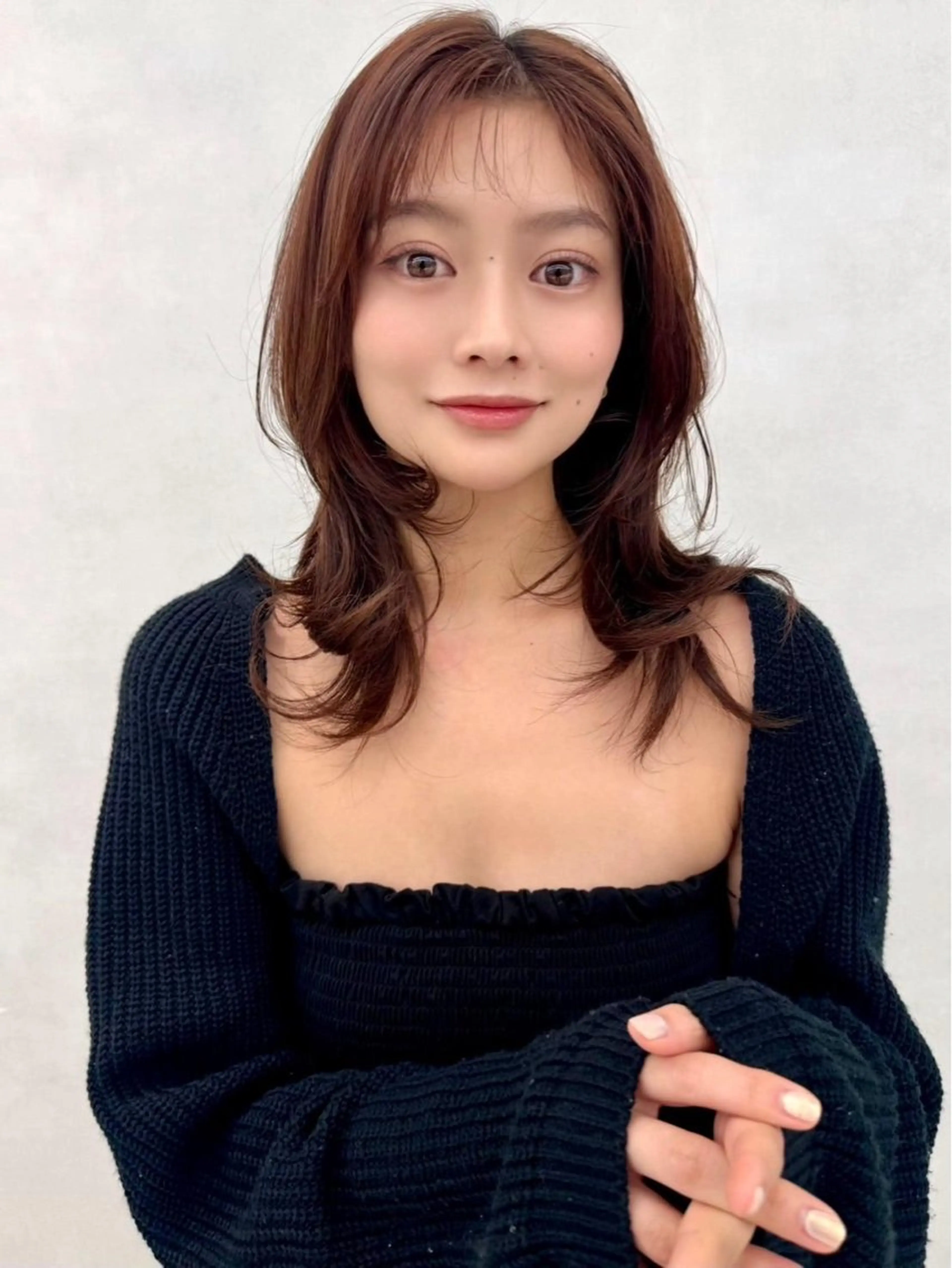 ロング カラー 🇰🇷韓国レイヤー ケアカラー／田川佑紀のヘアスタイル