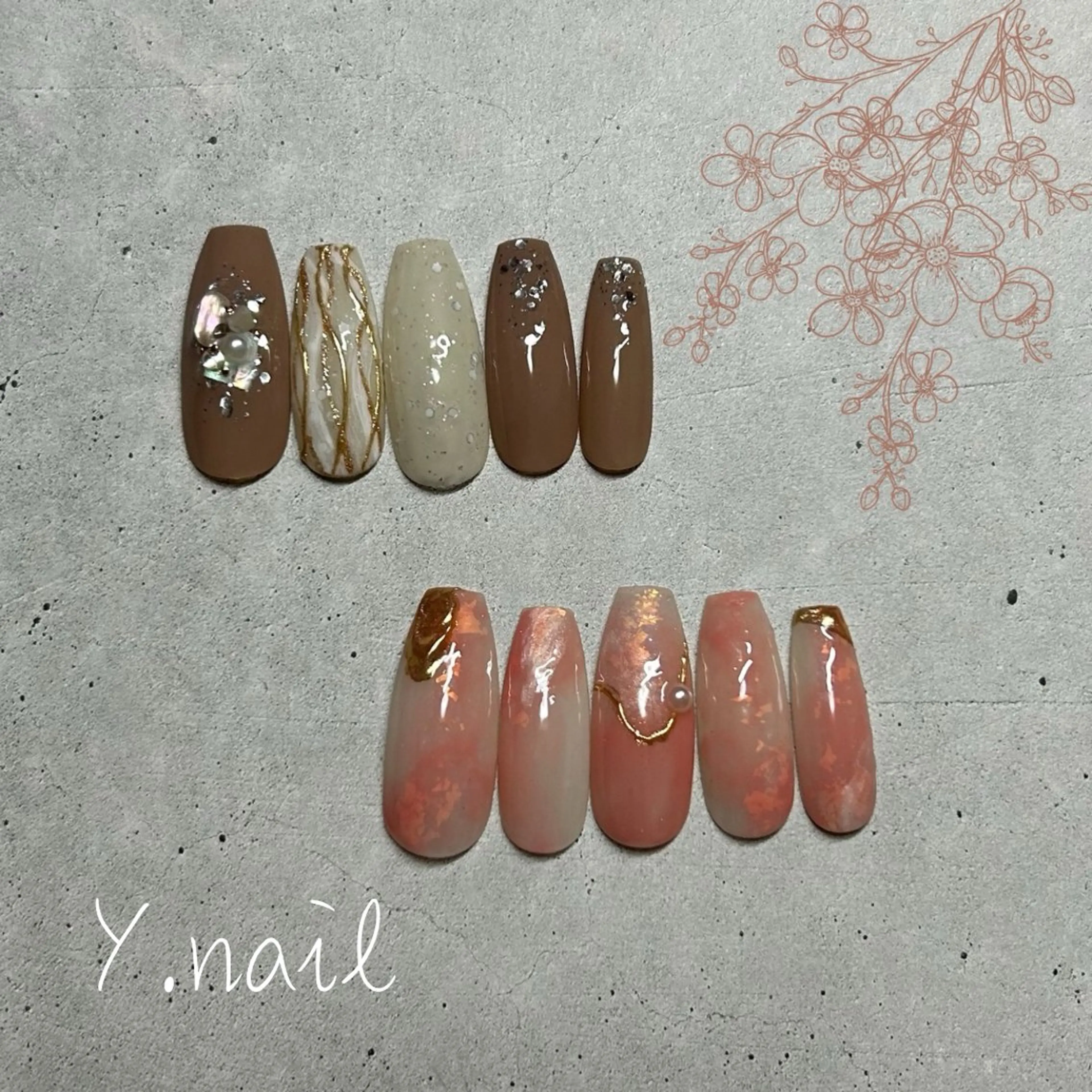 ネイル アートネイル ハンドネイル Y. nailのネイルデザイン