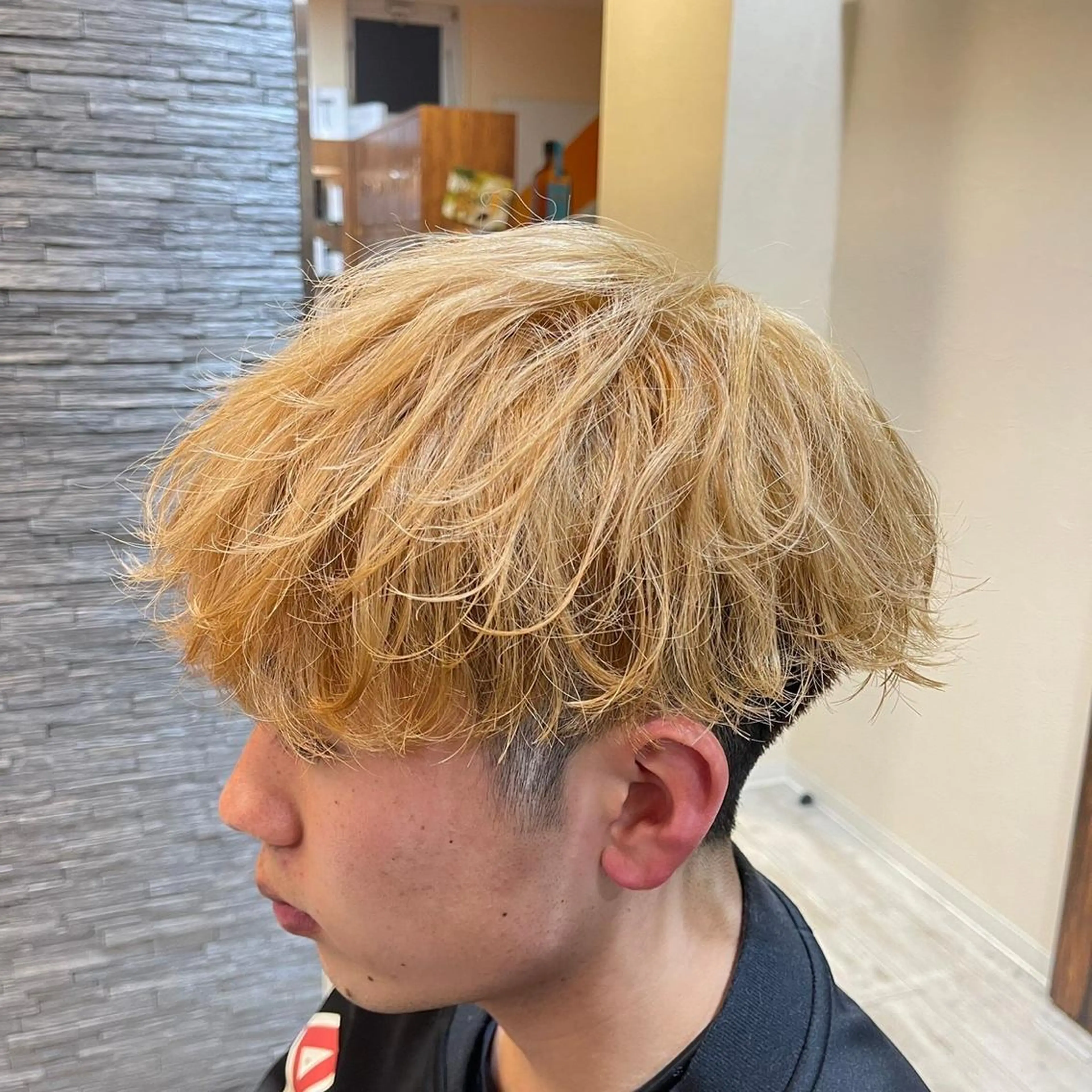 カラー メンズ 樽川翔/フェザーパー マ/シャドウパーマのヘアスタイル