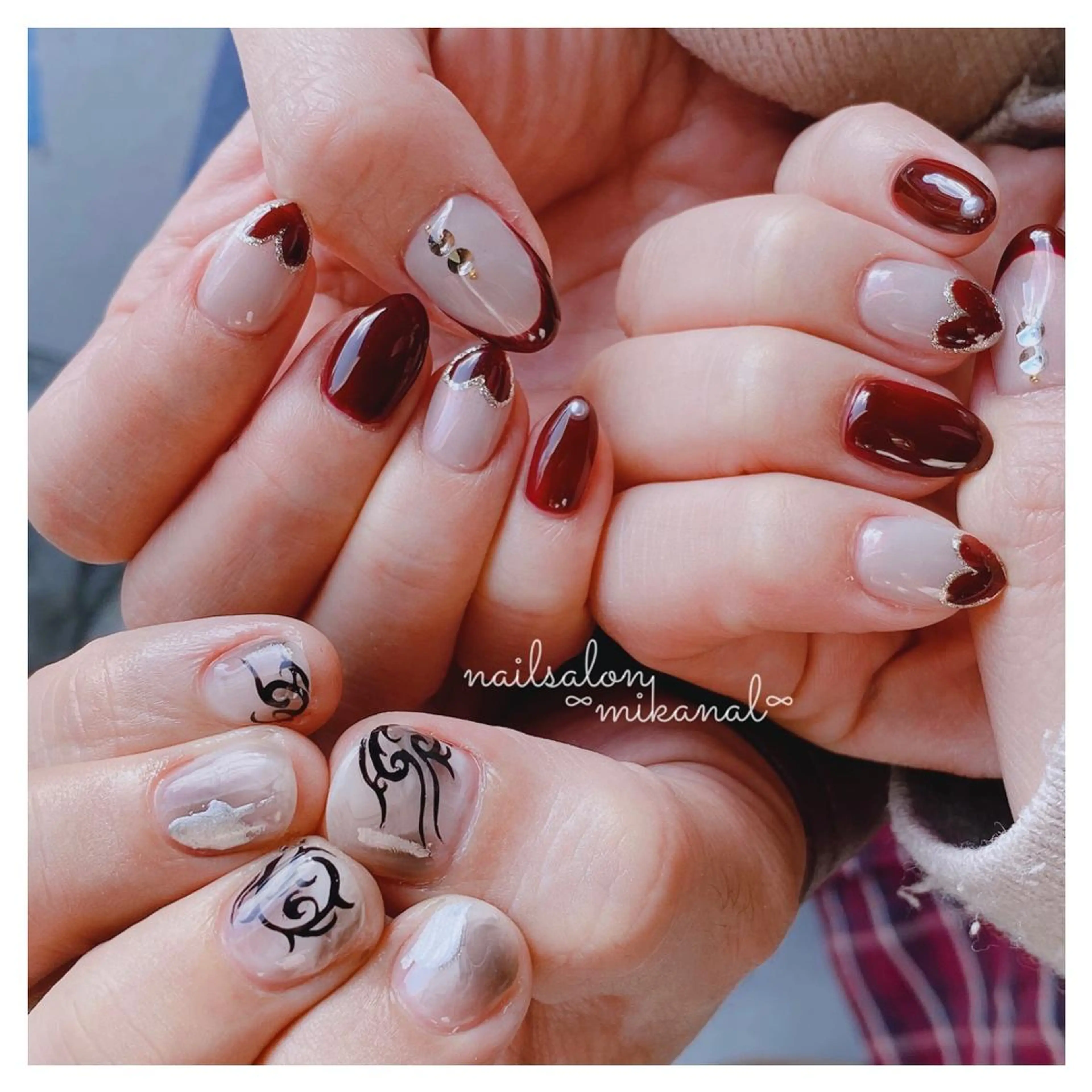 ネイル ハンドネイル nail salon  ∞ mikanal ∞所属・nailsalon ∞ ﾐｶﾅﾙ ∞のネイルデザイン