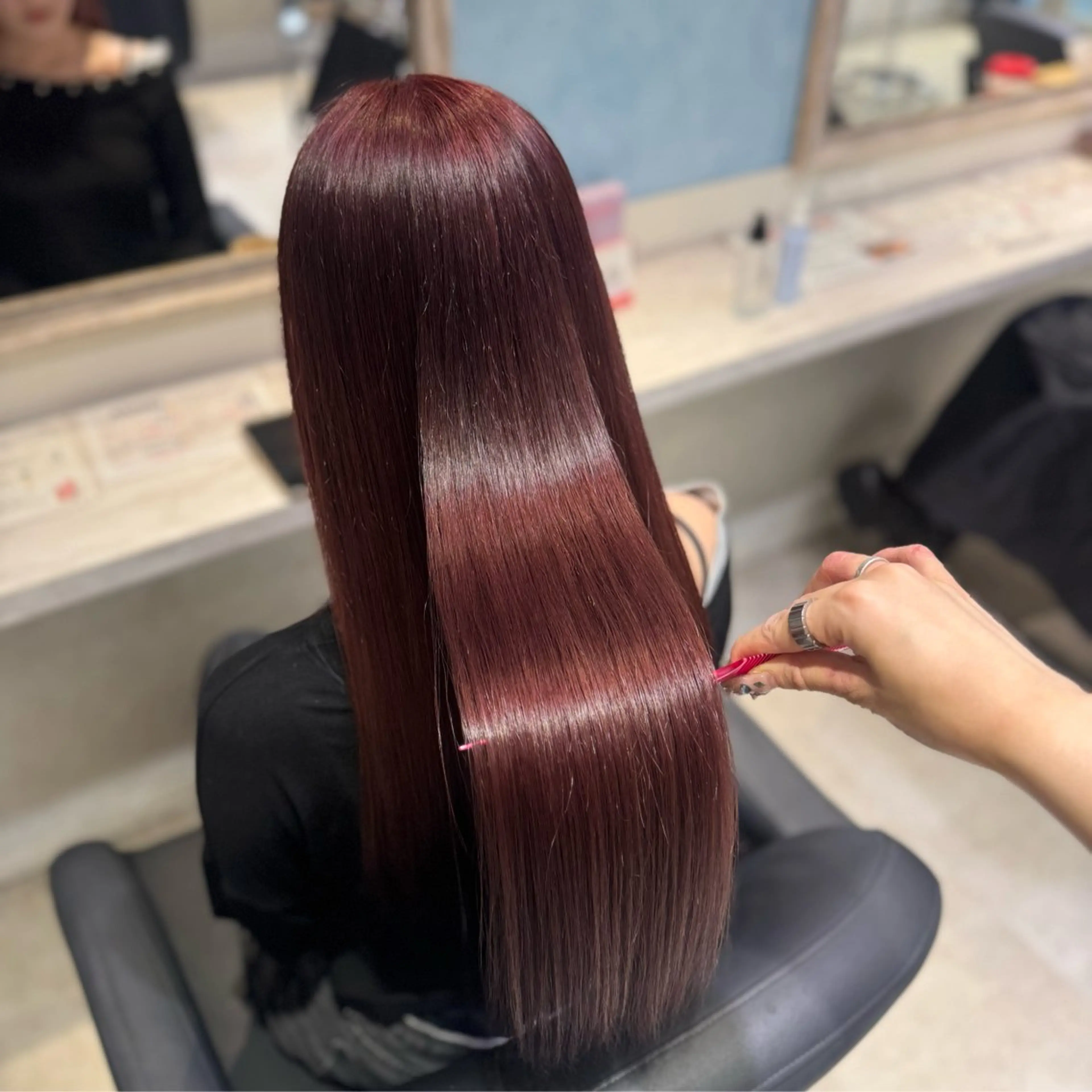 ロング カラー ヘアカラー トリートメント 🦋ブリーチ/カラー 専門Aya💖のヘアスタイル