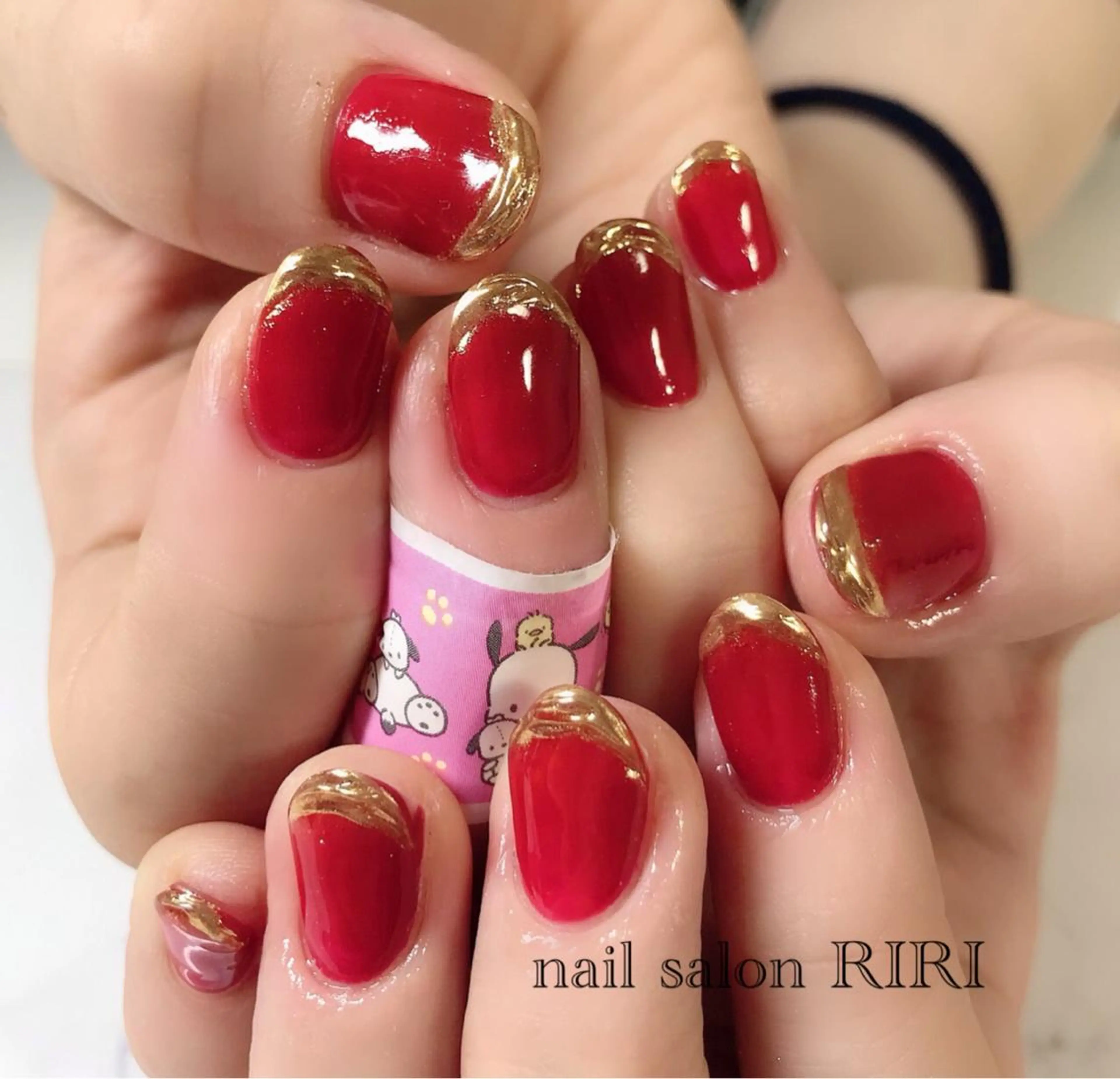 ネイル フレンチネイル ミラーネイル private  nail  salon RIRI所属・RIRI リリのネイルデザイン