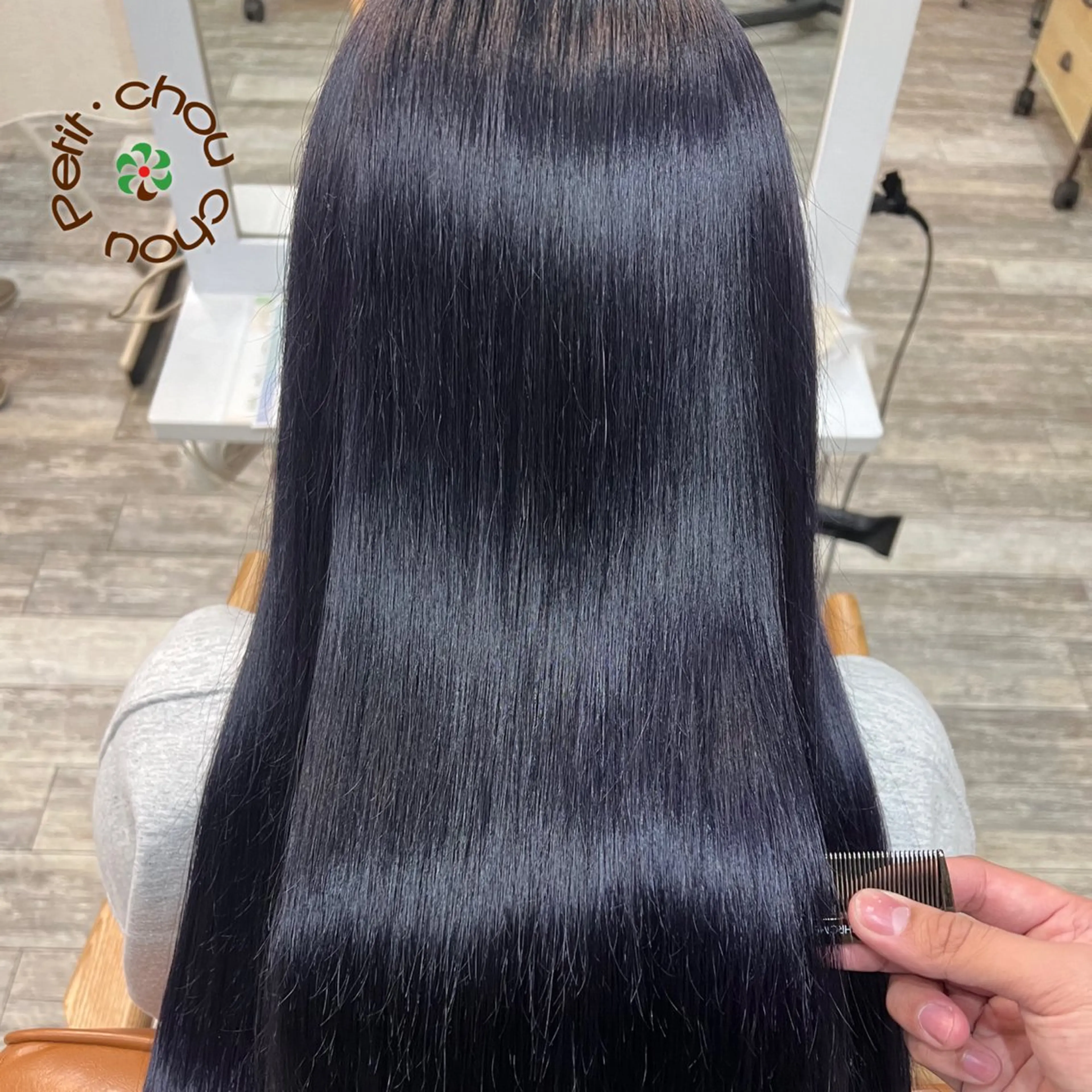 【低ダメージで透明感カラー】ブリーチなしダブルカラー＋TR＋カット17500の写真