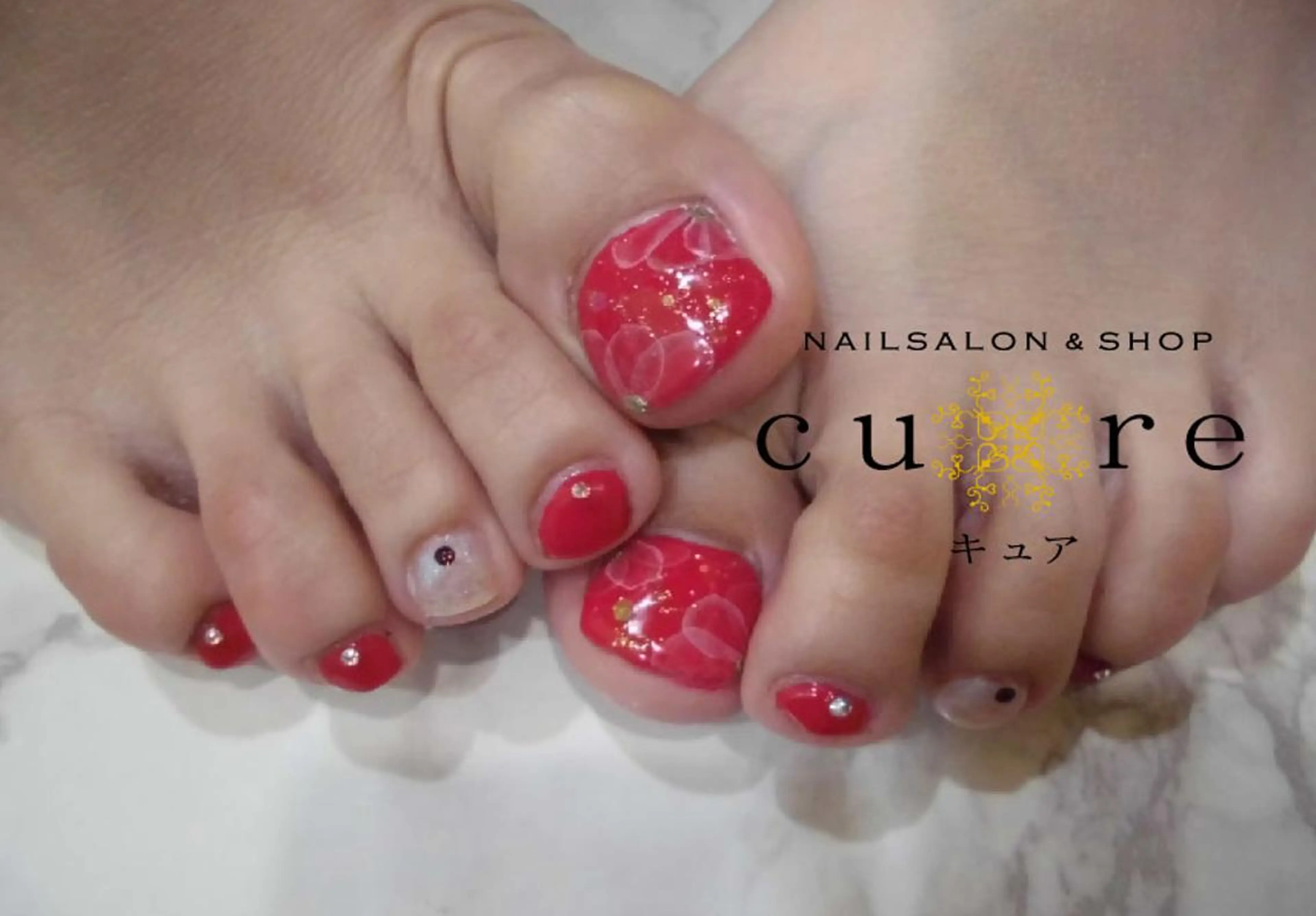 ショート ネイル ジェルネイル ネイルサロン Cureのネイルデザイン