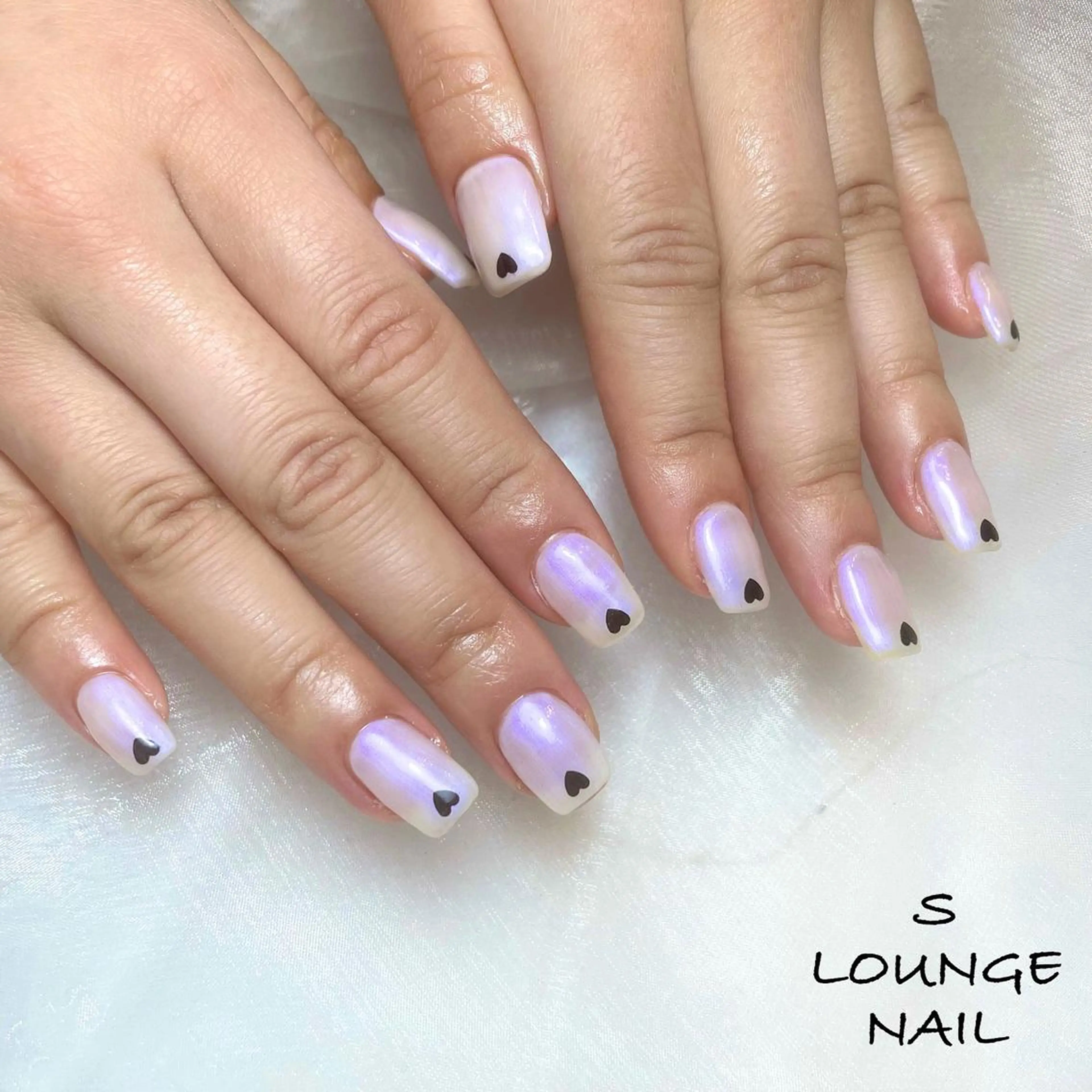 ネイル ハート ハンドネイル フットネイル S LOUNGE NAIL所属・パーツたくさん🍓 SUMIのネイルデザイン