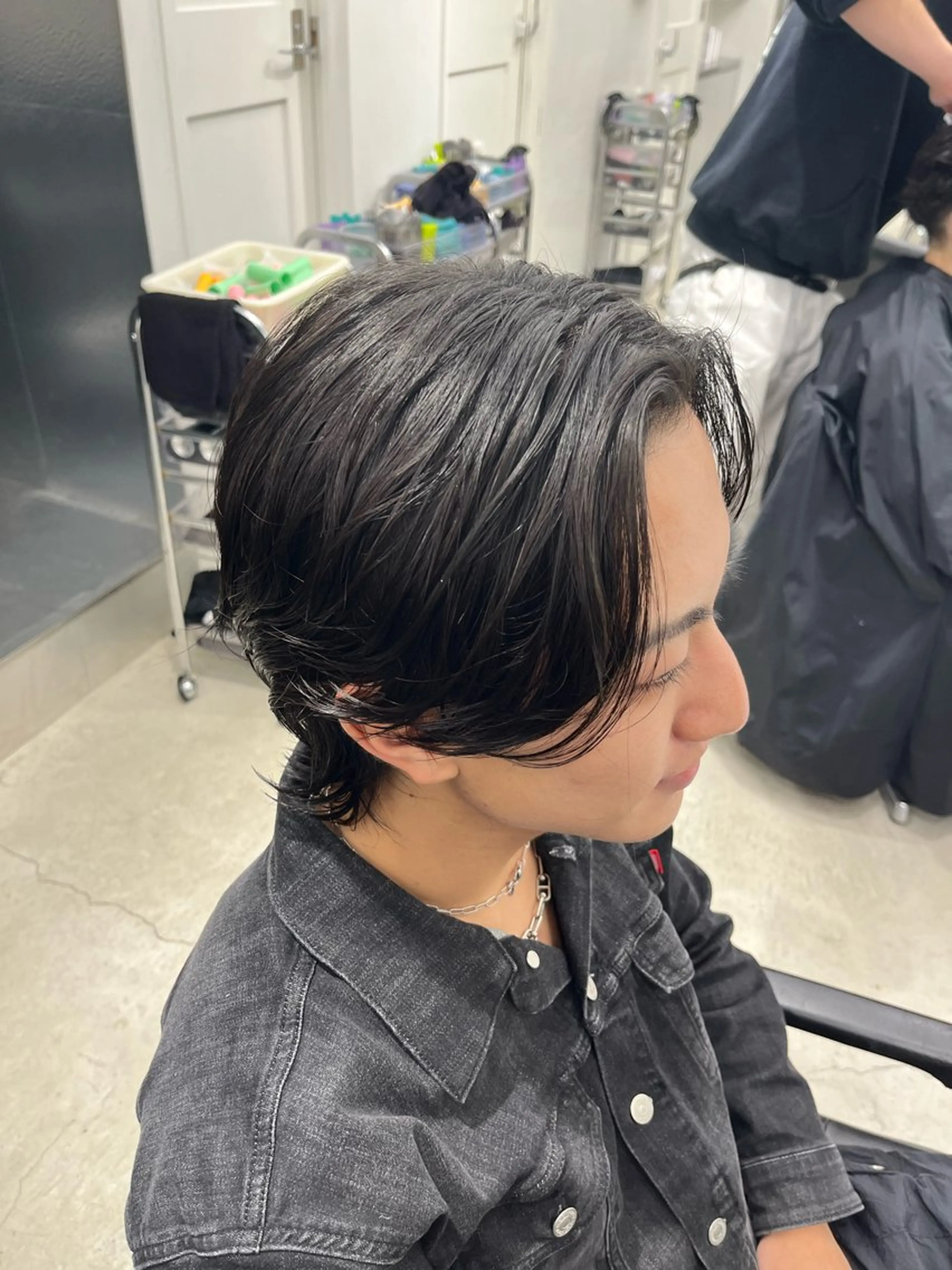 パーマ メンズ 深谷 侑亮のヘアスタイル