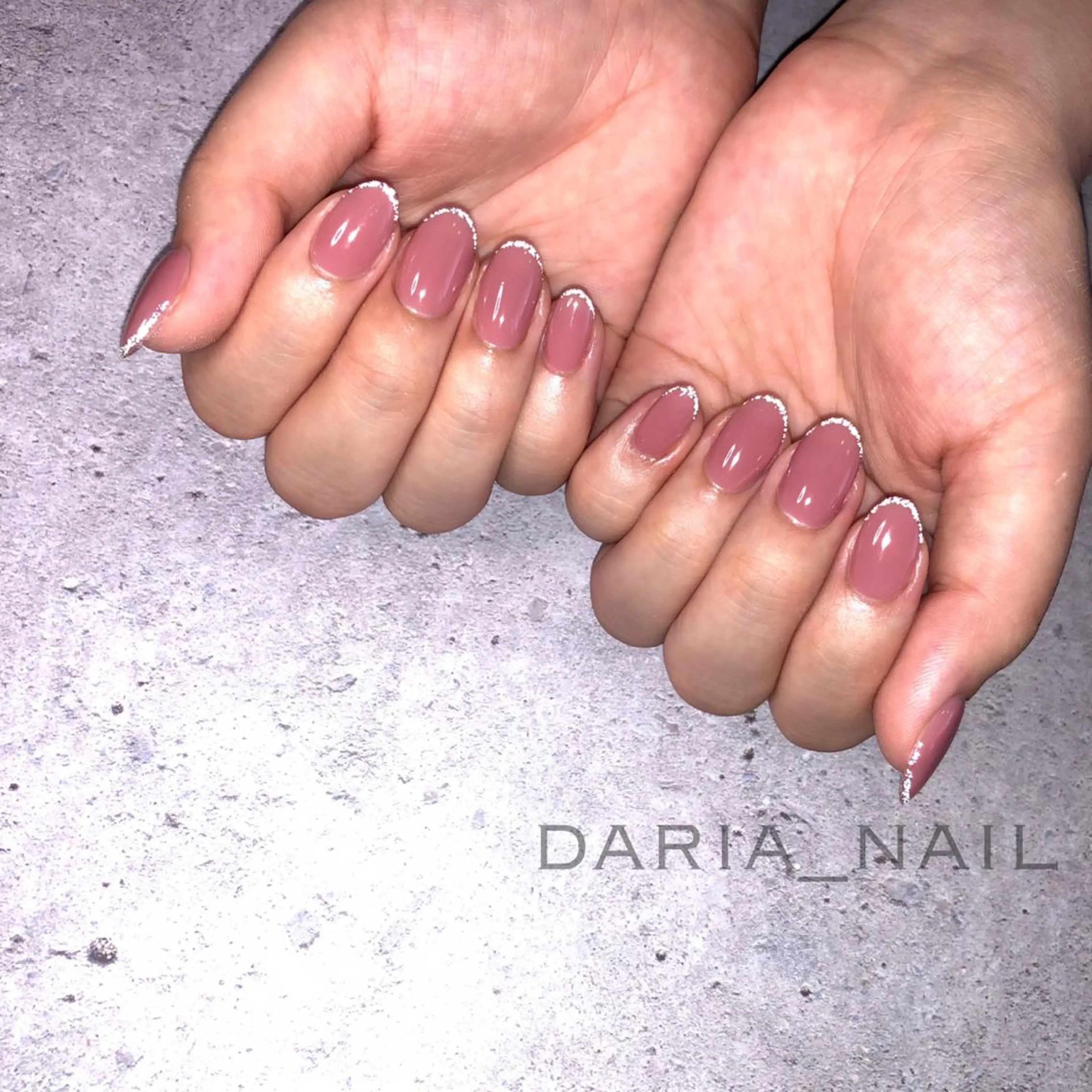 ネイル フラッシュネイル ラメ(グリッター) DARIA Nailsのネイルデザイン