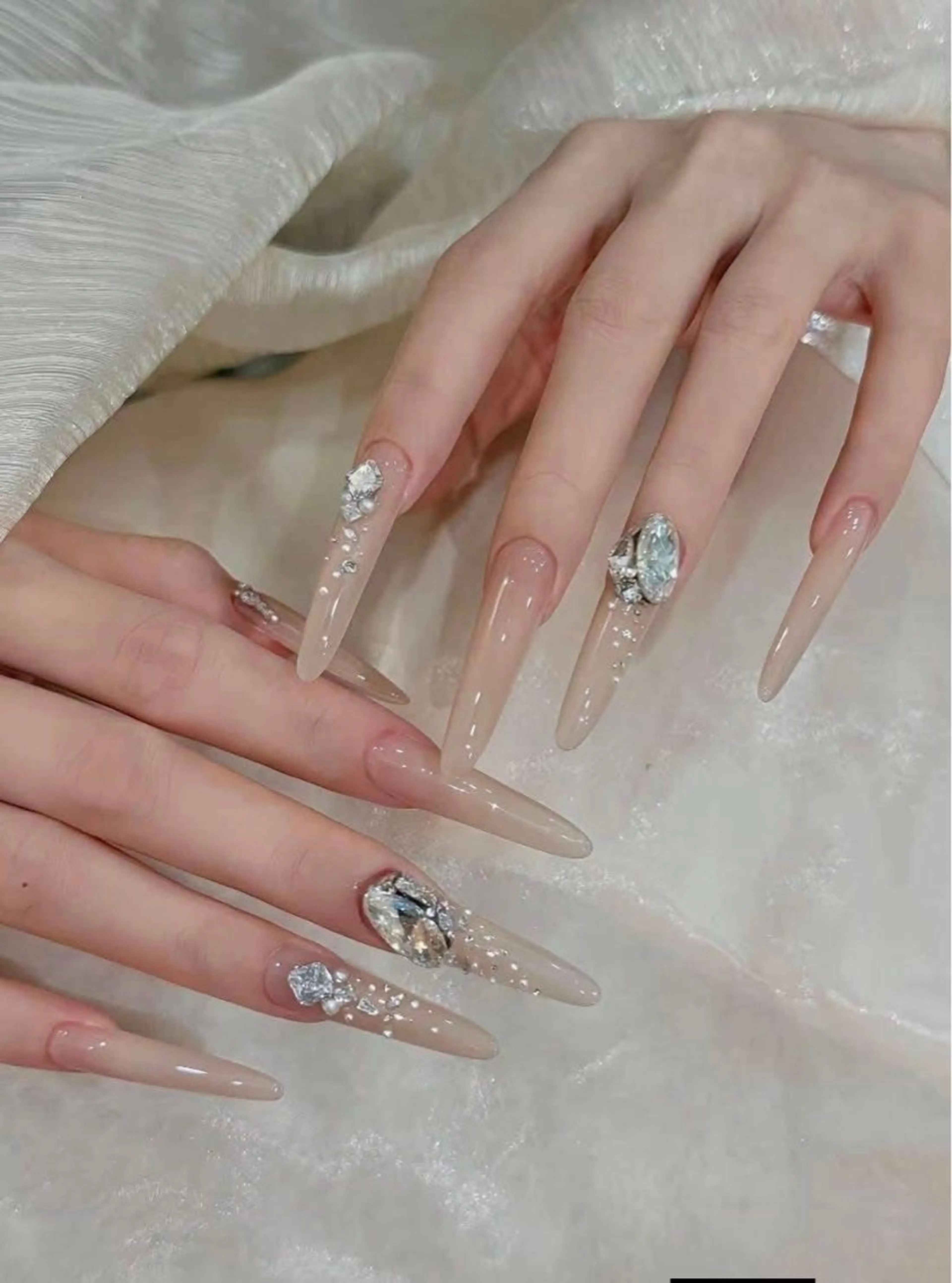 ネイル チークネイル フットネイル フレンチネイル グラデーション 韓国ネイル Yuki nail staffのネイルデザイン