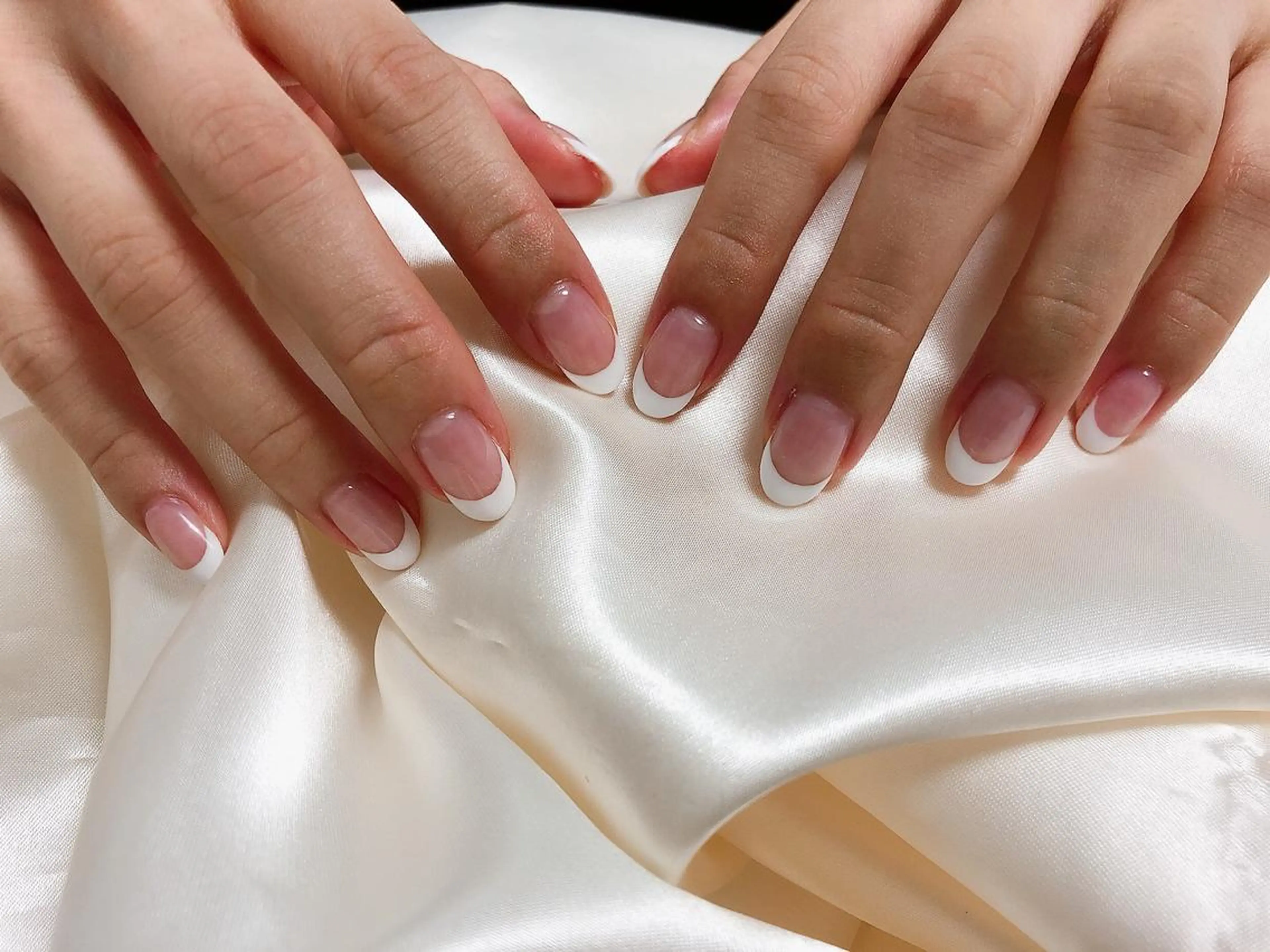 ネイル フレンチネイル Mogu nail 二子玉川のネイルデザイン