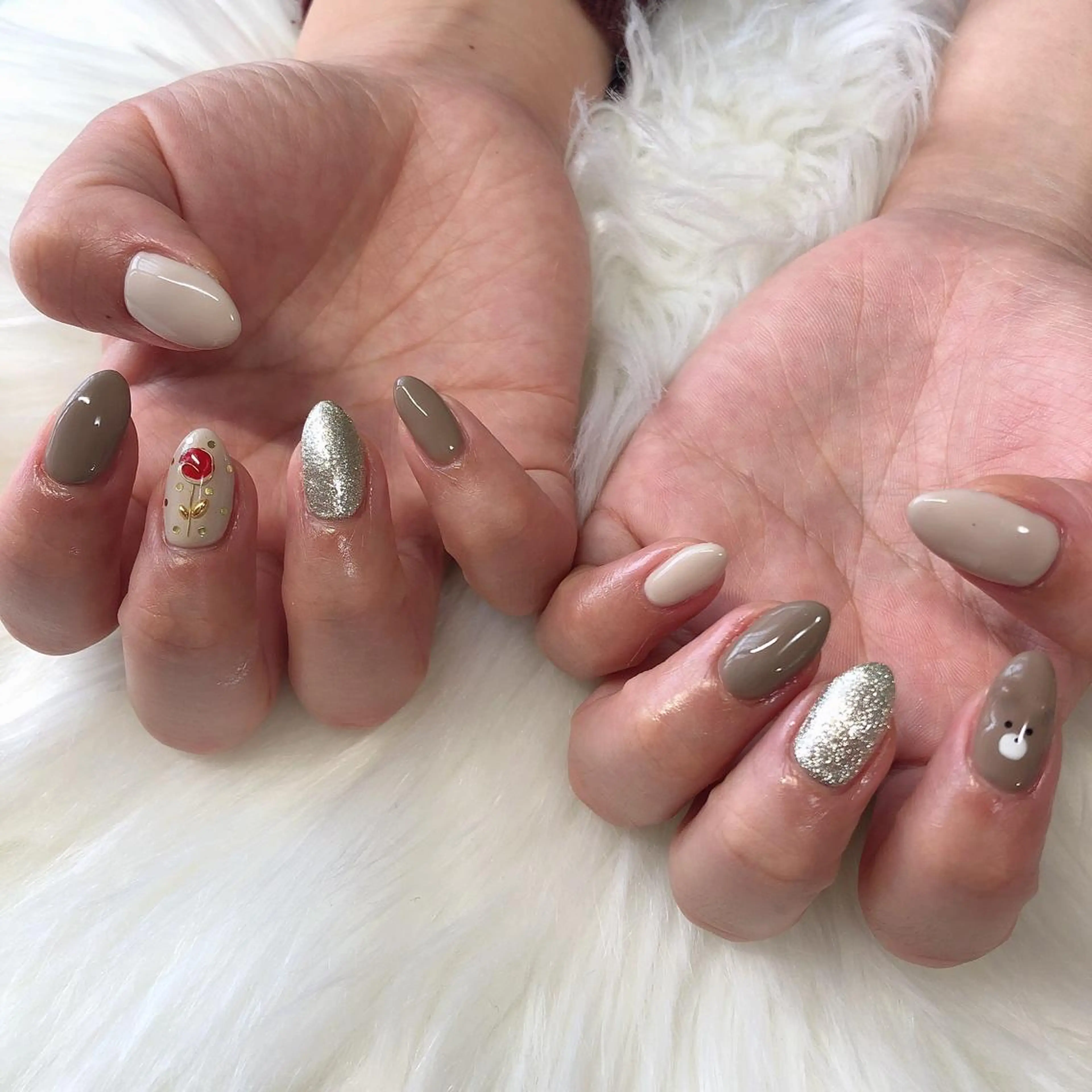 ネイル ハンドネイル 西岡 杏のネイルデザイン