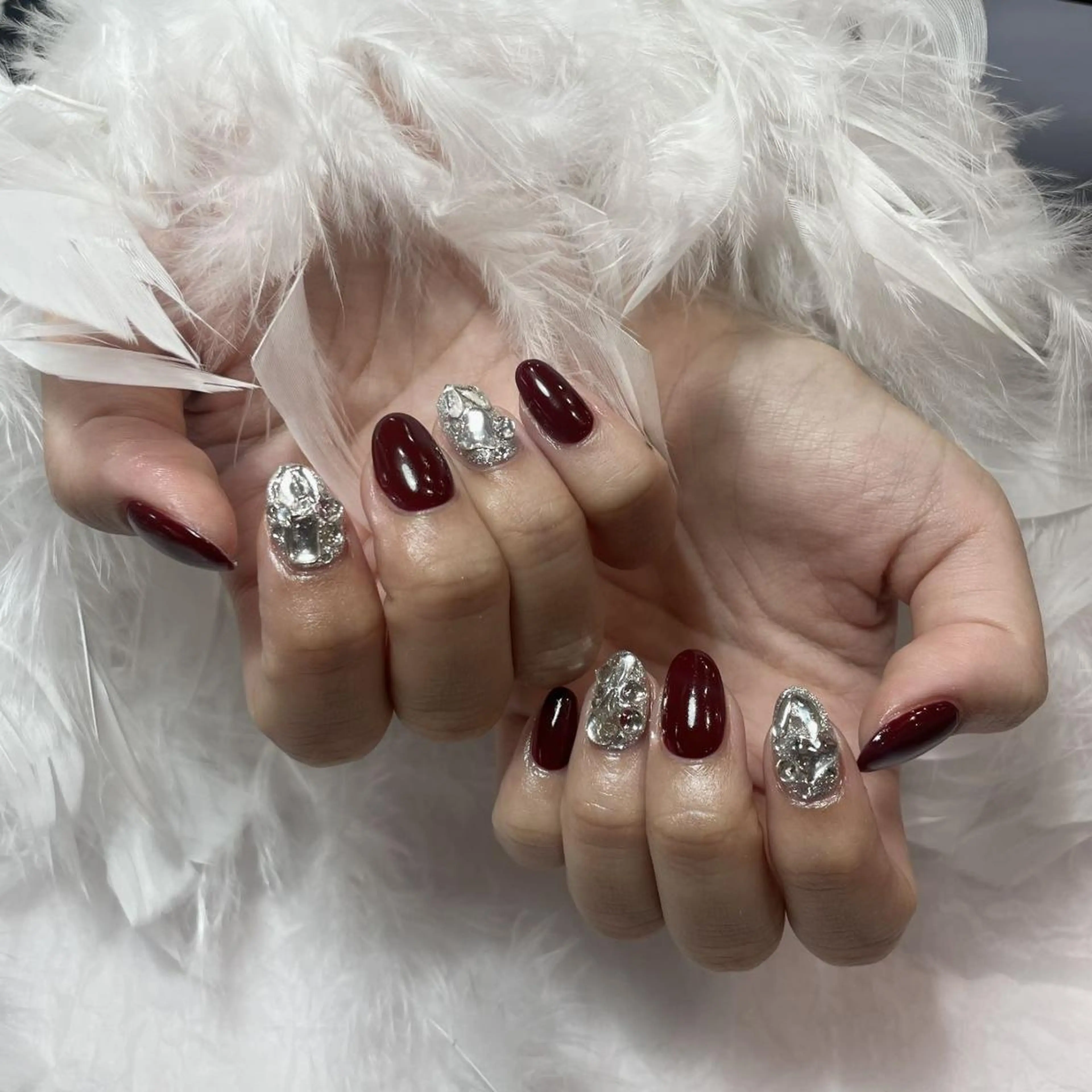 ネイル ハンドネイル ハンドケア DEMAIN- 🌹のネイルデザイン