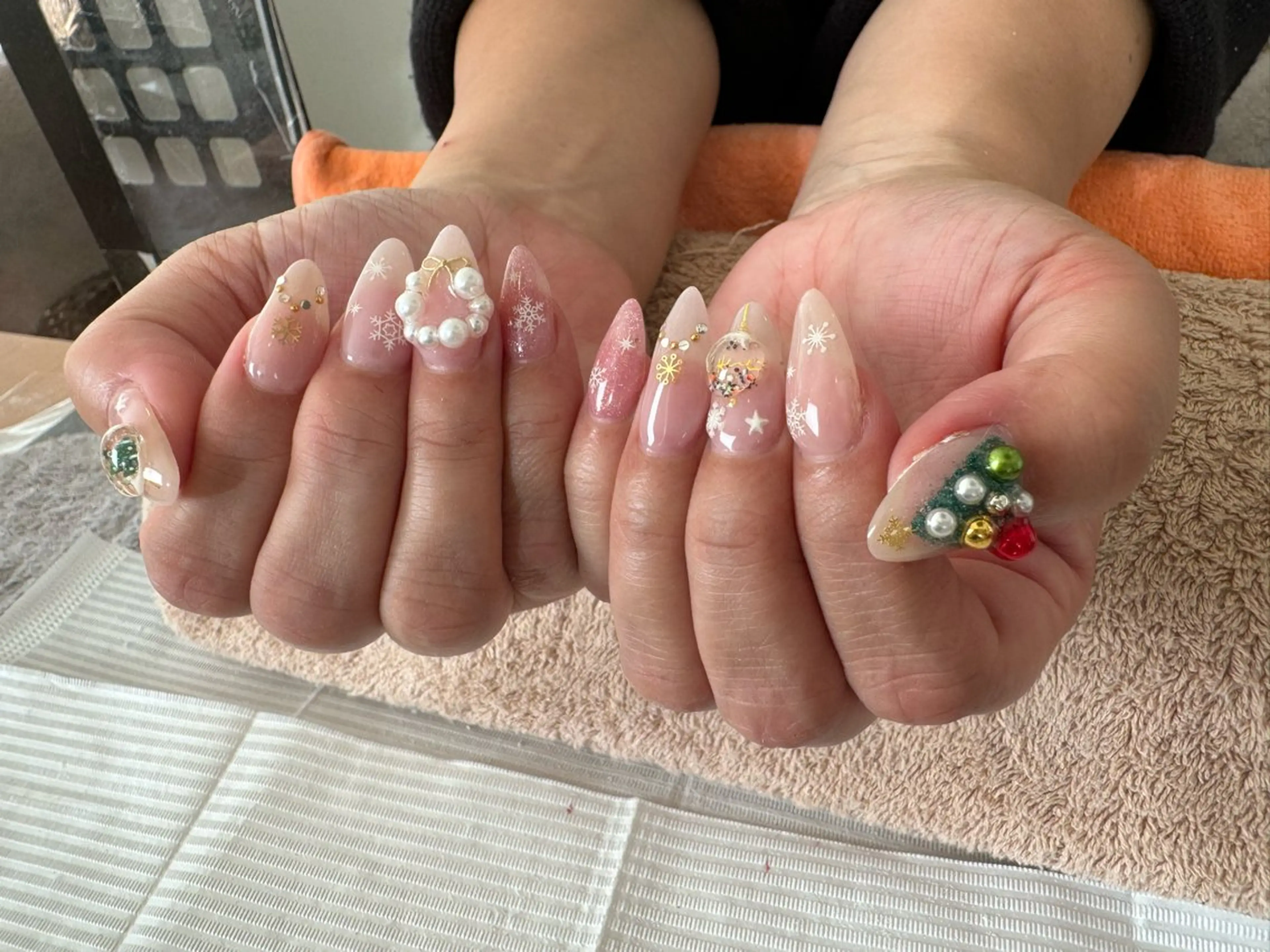 ネイル 冬ネイル クリスマス リオッサ  オブ ラグーン神戸店のエステ・リラクイメージ