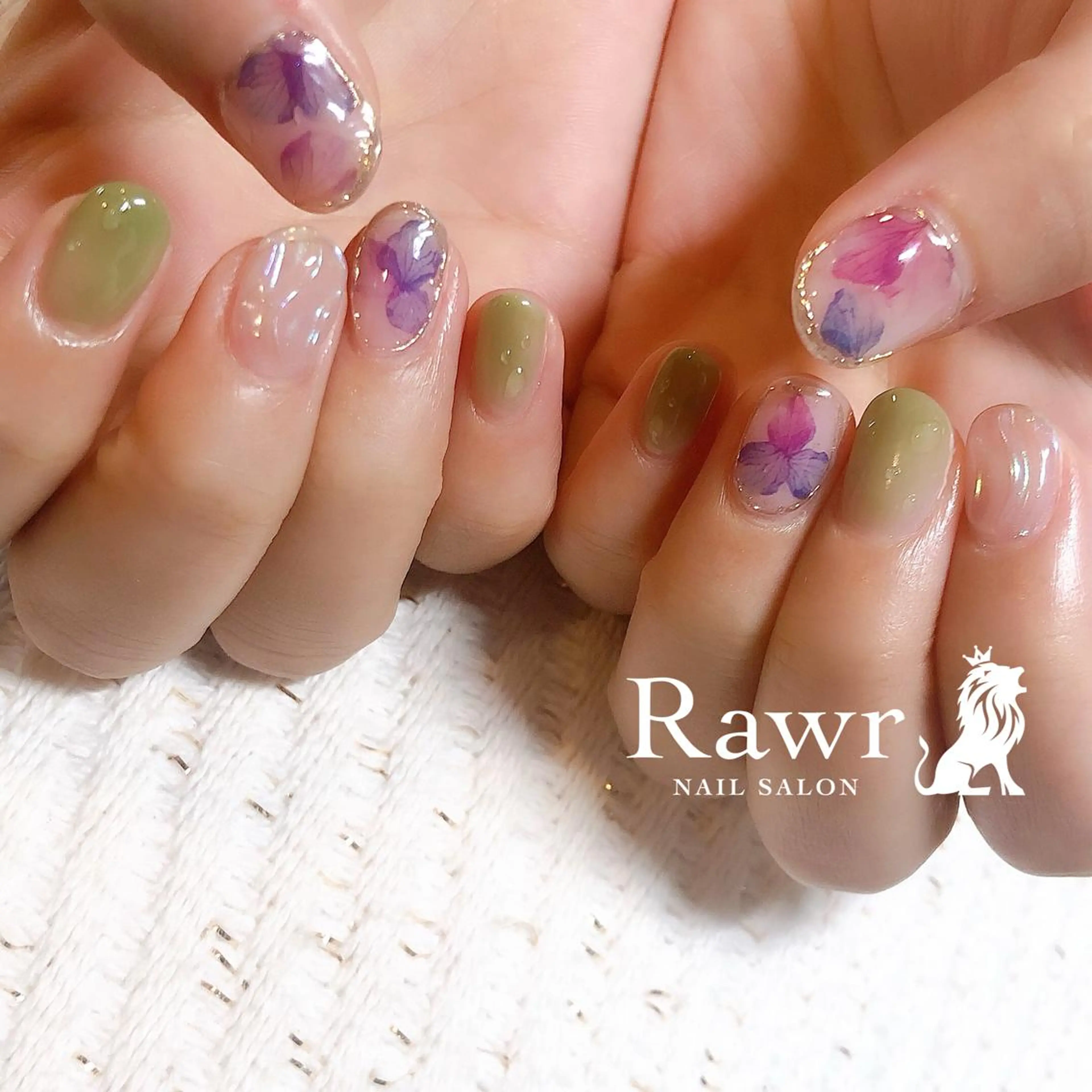 ネイル ハンドネイル Rawr / saoriのネイルデザイン