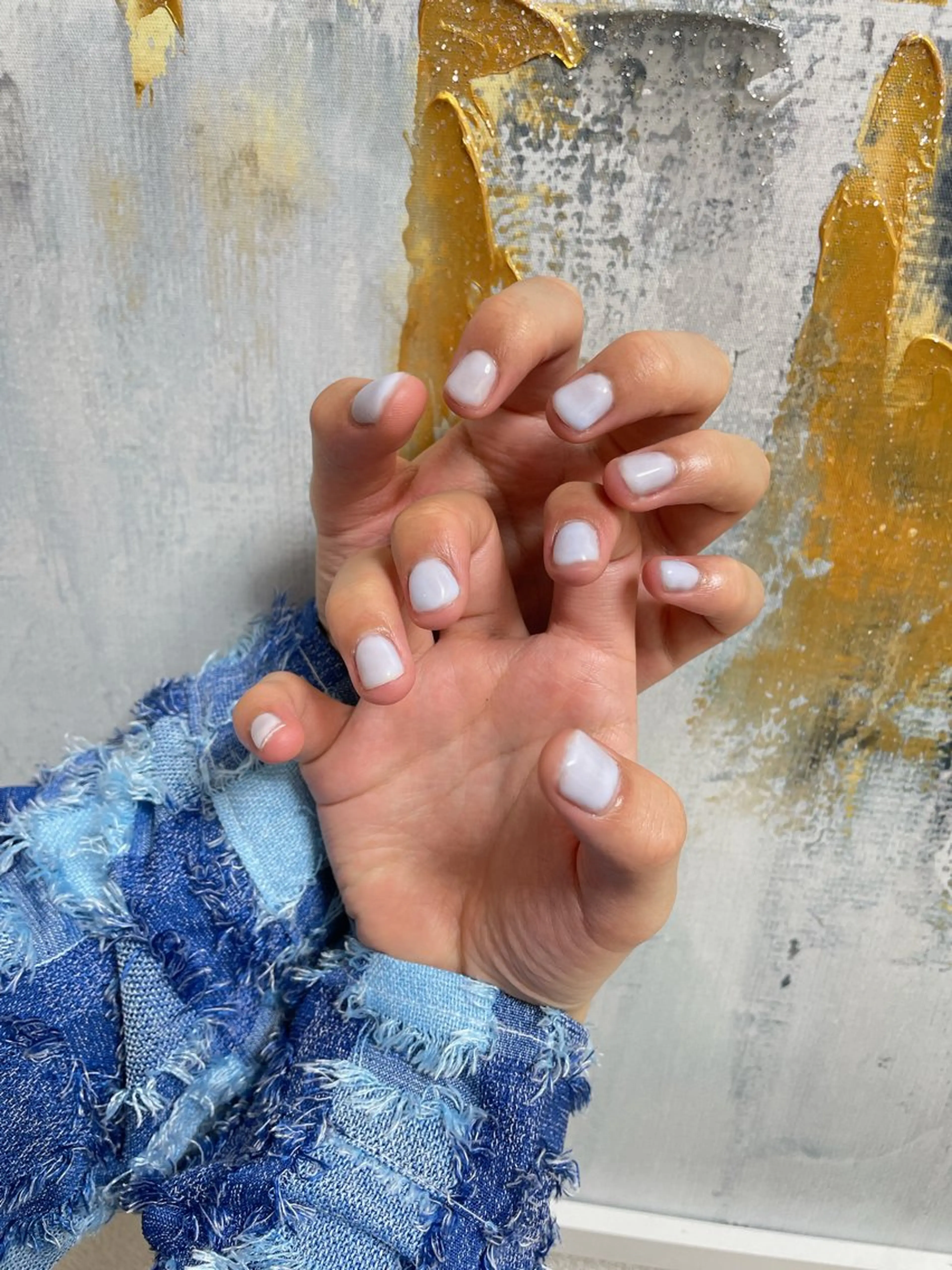 ネイル オーロラネイル フットネイル フレンチネイル ジェルネイル 韓国ネイル ハンドネイル Mogu nail 二子玉川のネイルデザイン