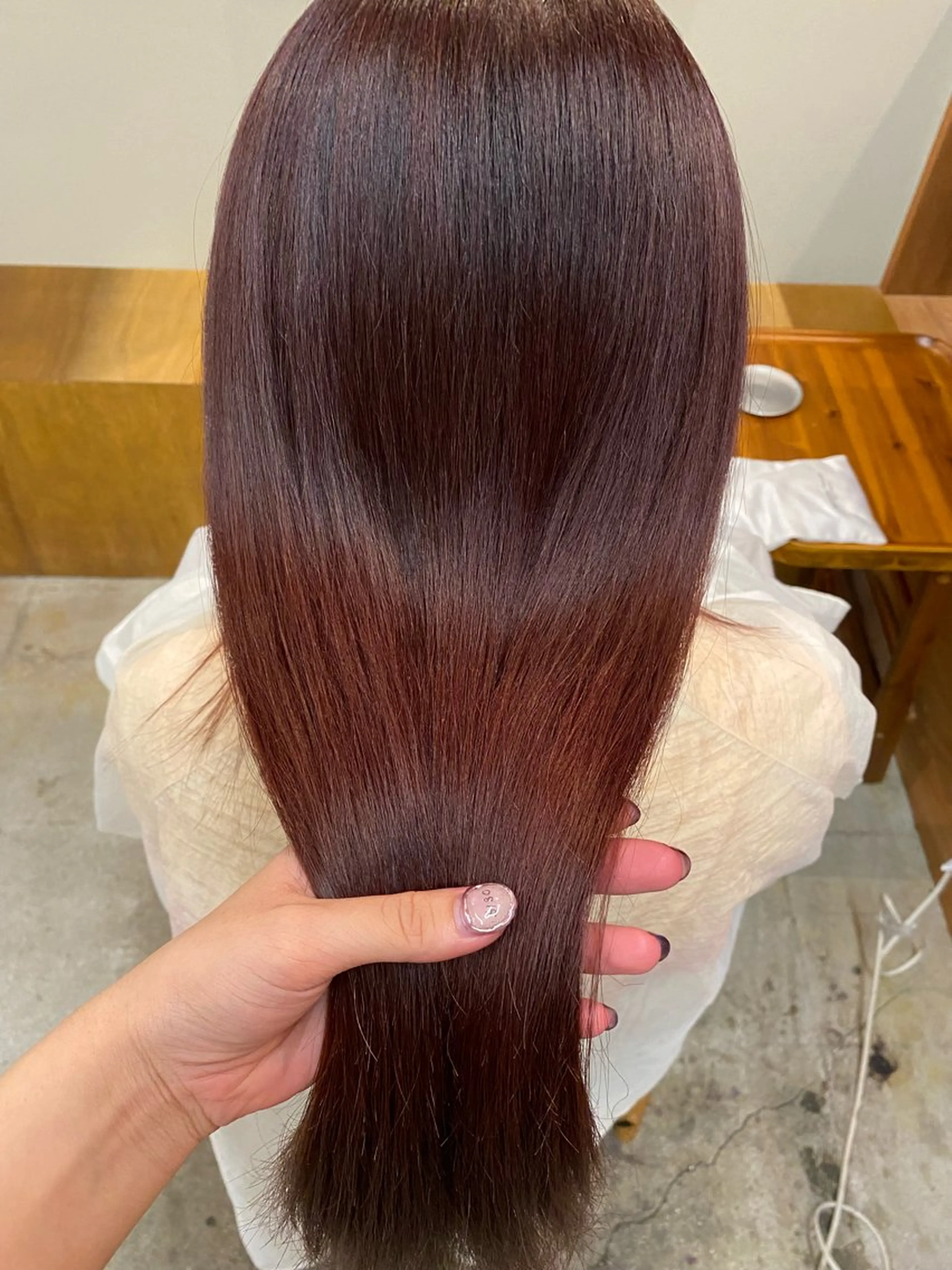 ロング ヘアカラー トリートメント NIKO/名古屋/ 伏見/花屋併設のヘアスタイル