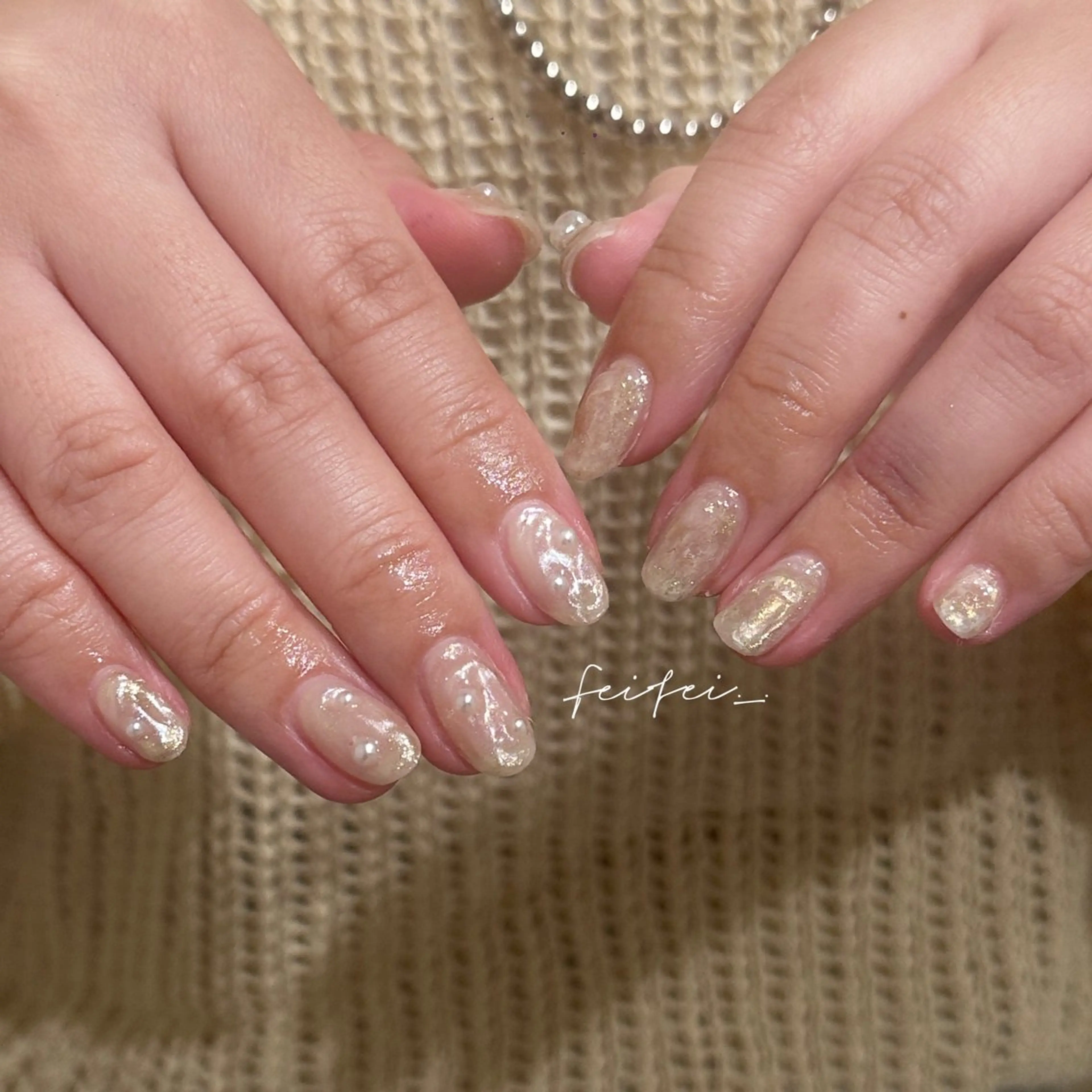 ネイル ハンドネイル 🎀 Hiyubi._.nail 🫧所属・🎀フェイ フェイ🫧💗のネイルデザイン