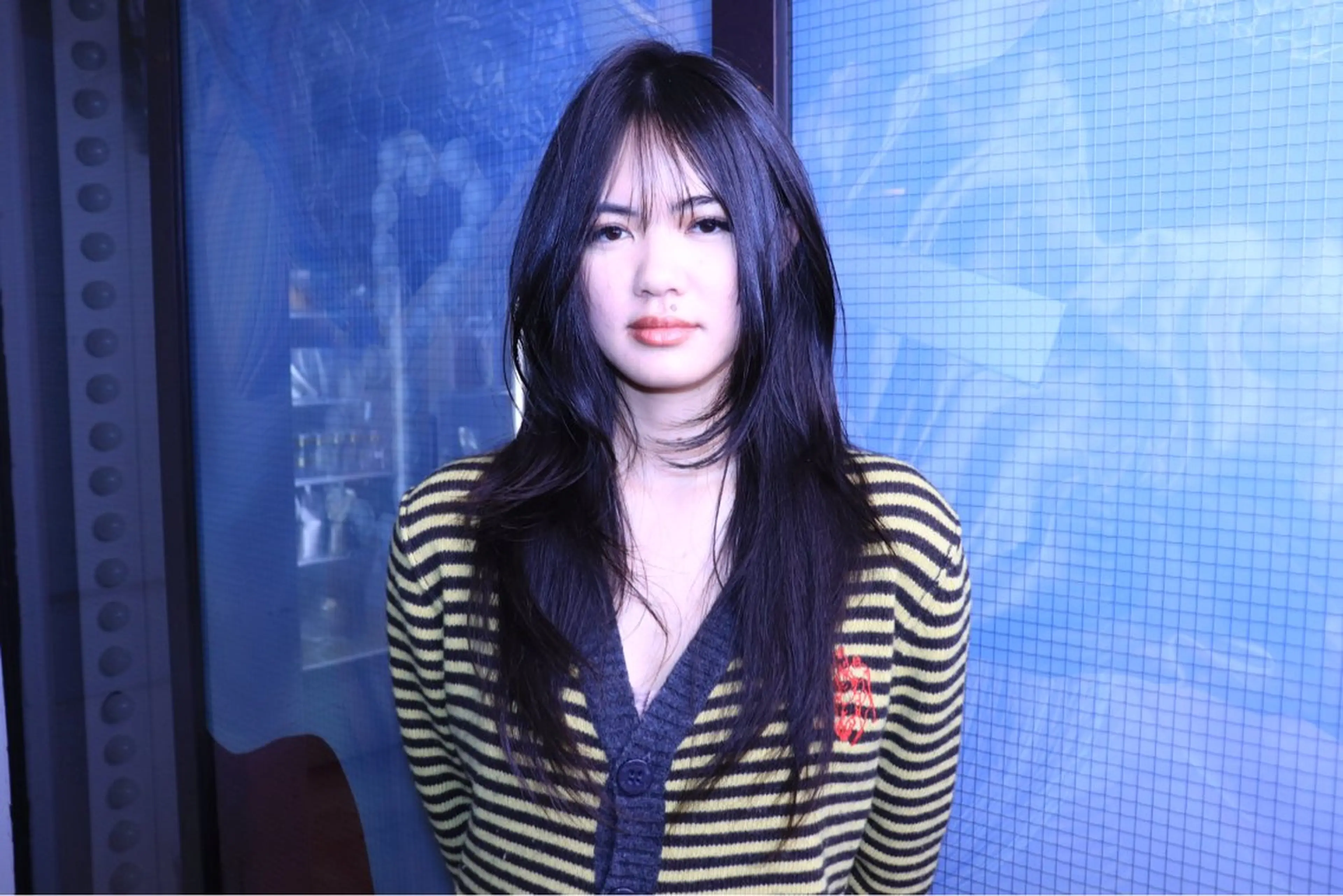 セミロング カラー ヘアアレンジ @kyoniyy KYONIのヘアスタイル