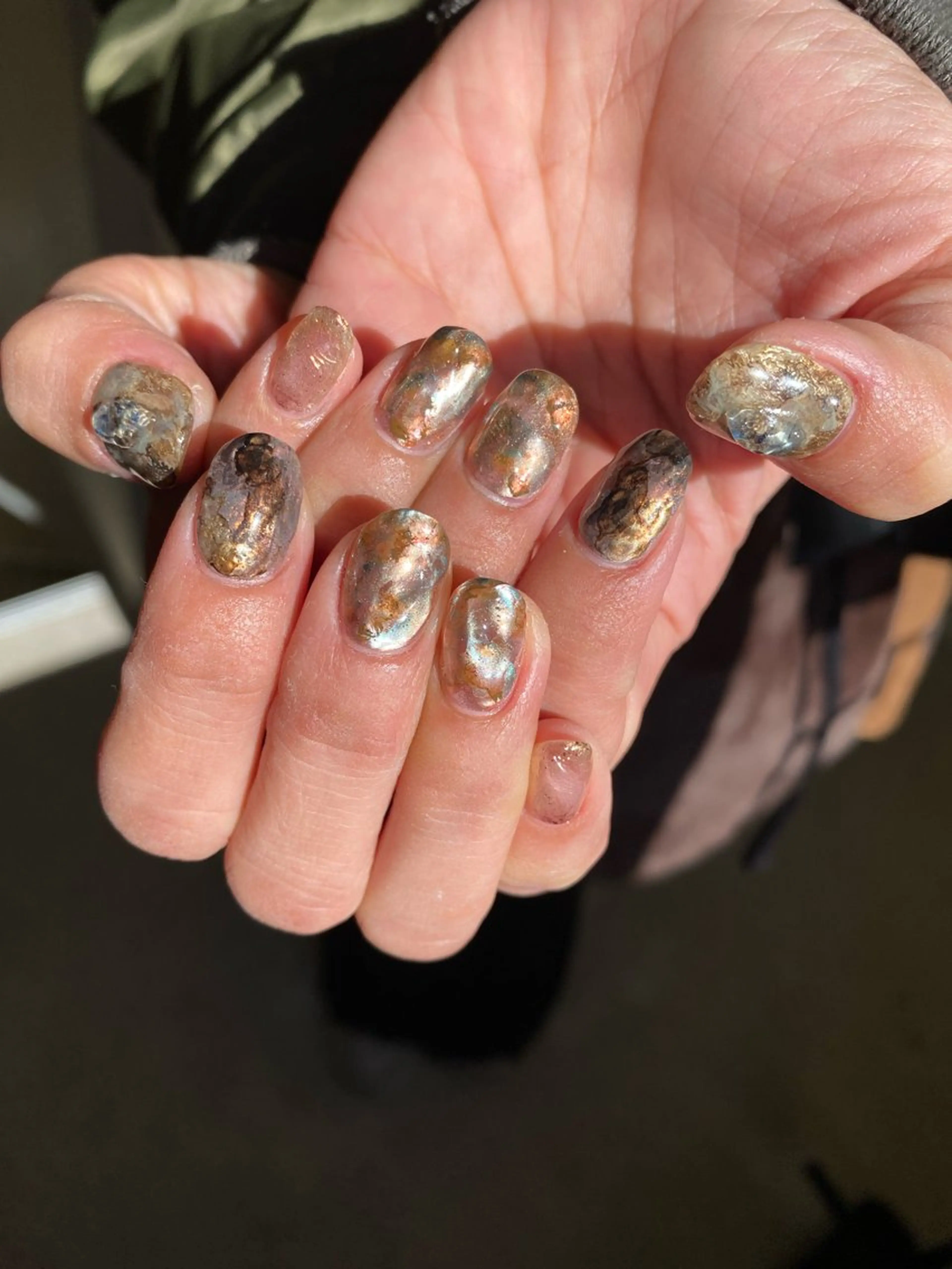 ネイル ジェルネイル マグネットネイル 持ち込み ニュアンスネイル ワンカラーネイル ハンドネイル 草加ニュアンスネイル 🌚hersのネイルデザイン