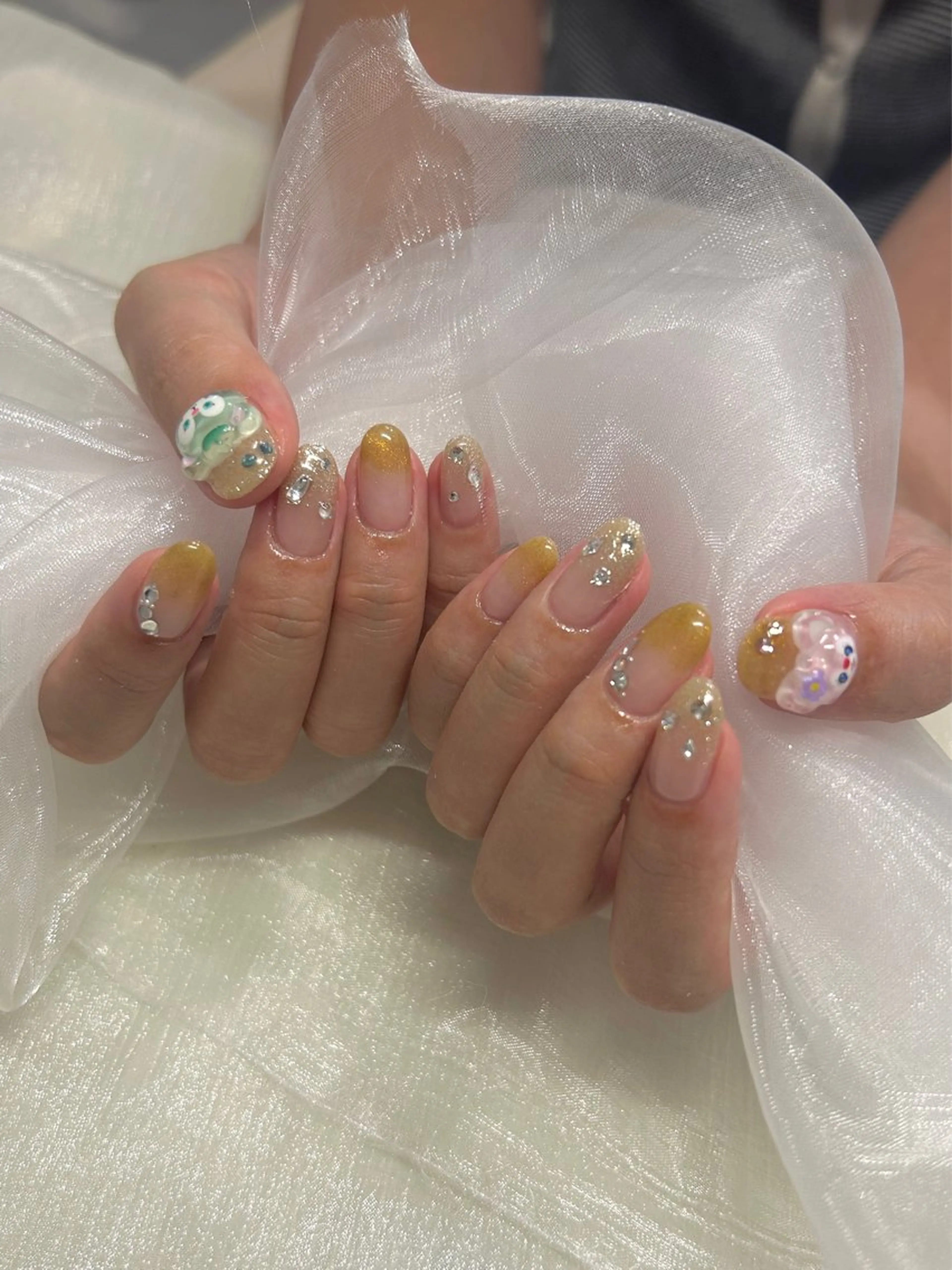 ネイル オフィスネイル スカルプネイル シンプルネイル ハンドネイル nail salon　coco no ne所属・coco no ne KANNAのネイルデザイン